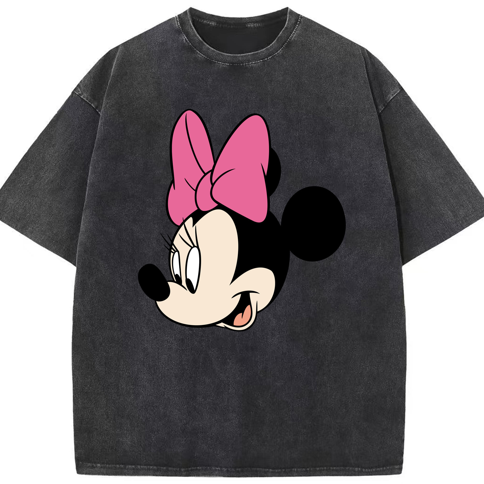 （画像用） ミッキーマウス Mickey Mouse 綿100% ヴィンテージ風 半袖Tシャツ（フロントプリント）
