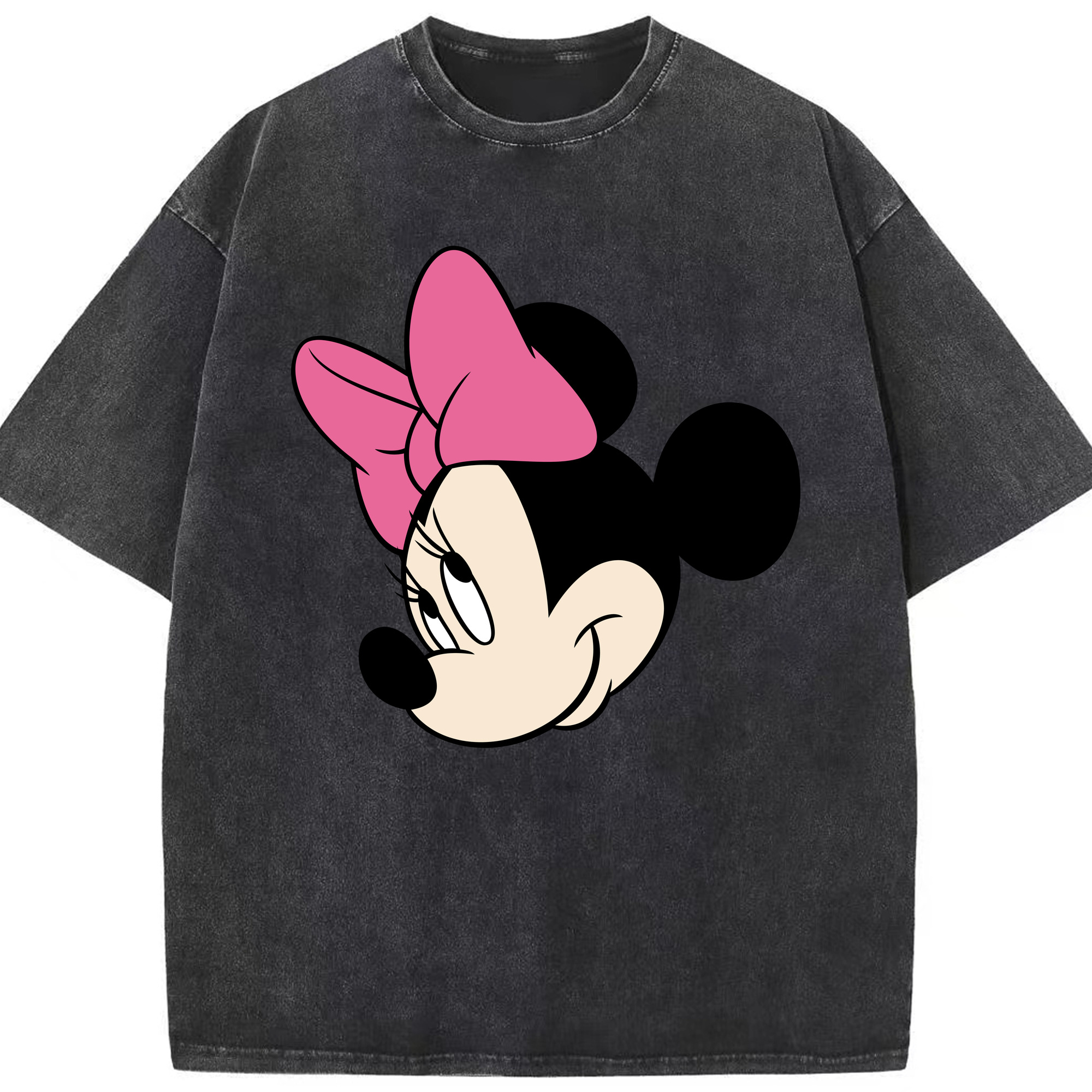 （画像用） ミッキーマウス Mickey Mouse 綿100% ヴィンテージ風 半袖Tシャツ（フロントプリント）