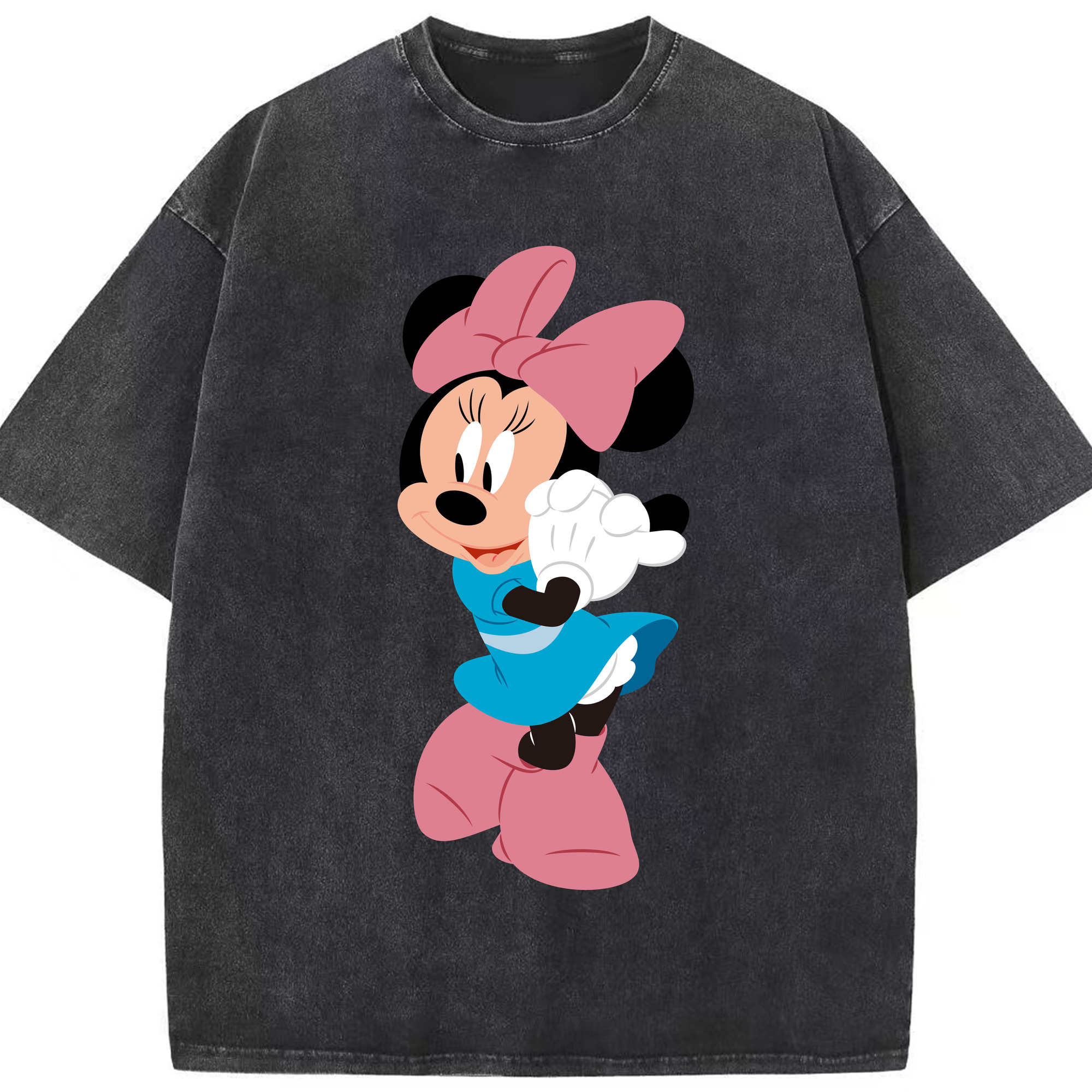 （画像用） ミッキーマウス Mickey Mouse 綿100% ヴィンテージ風 半袖Tシャツ（フロントプリント）