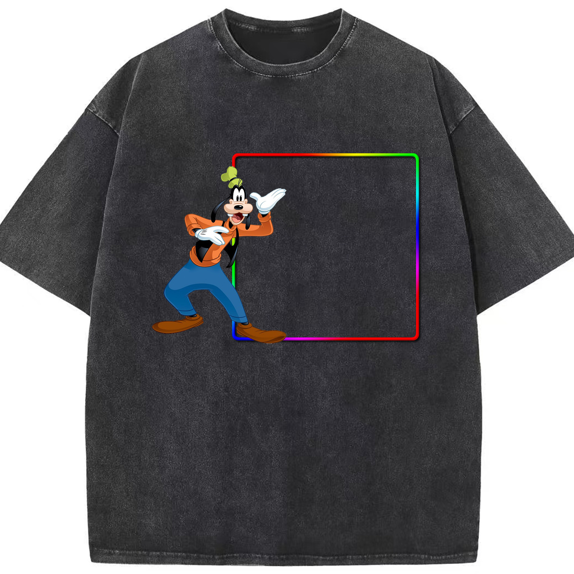 （画像用） ミッキーマウス Mickey Mouse 綿100% ヴィンテージ風 半袖Tシャツ（フロントプリント）