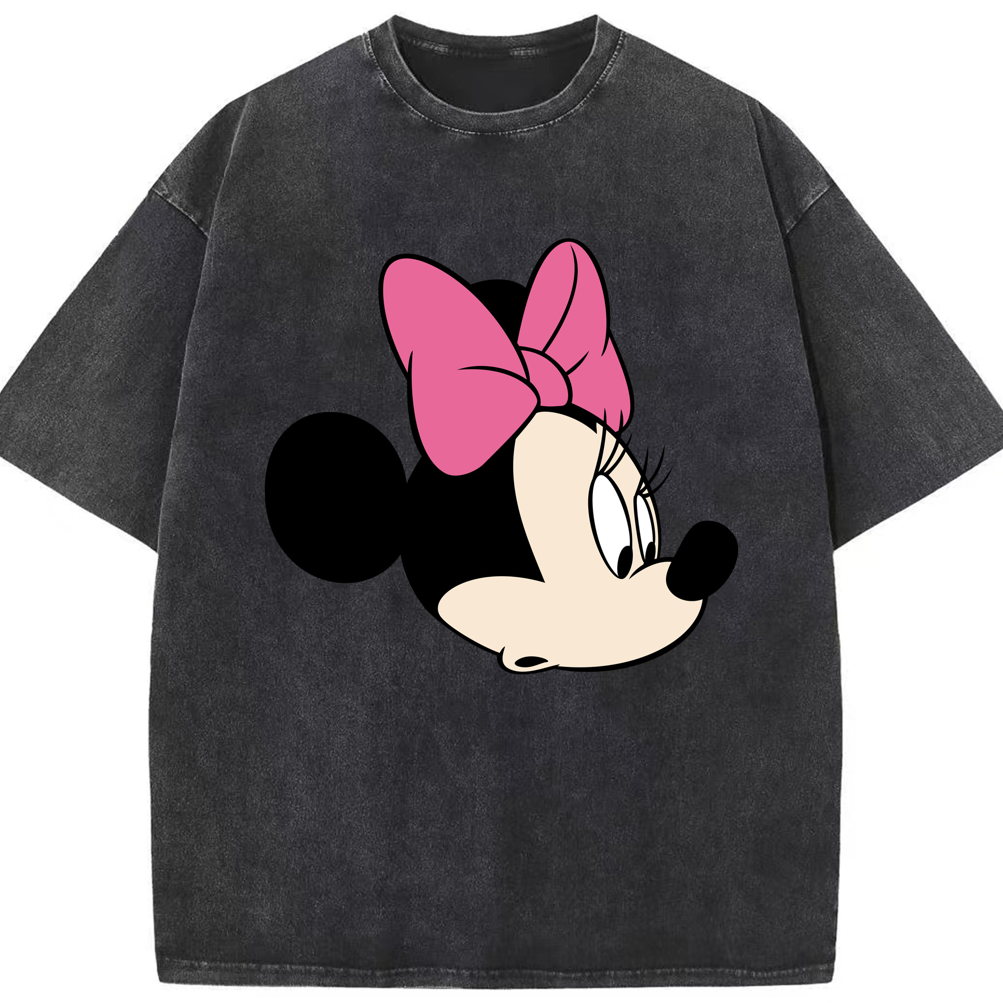 （画像用） ミッキーマウス Mickey Mouse 綿100% ヴィンテージ風 半袖Tシャツ（フロントプリント）