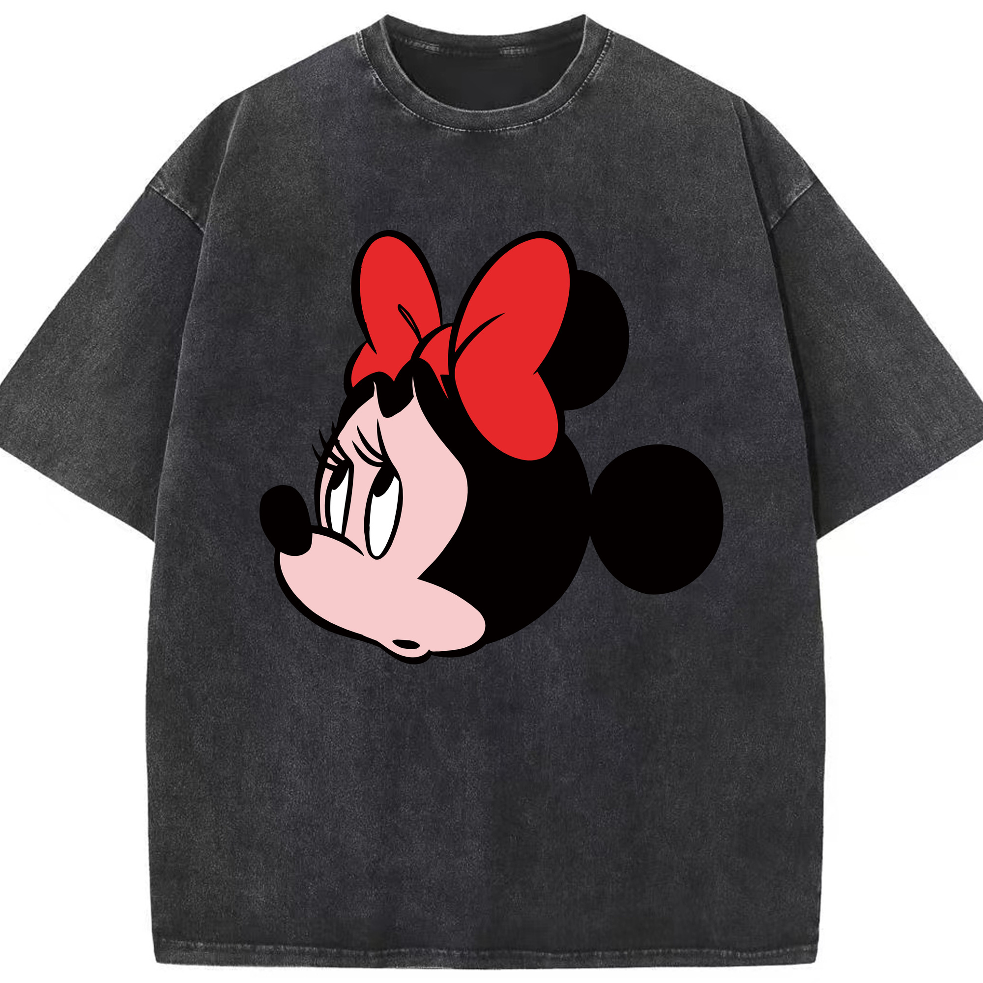 （画像用） ミッキーマウス Mickey Mouse 綿100% ヴィンテージ風 半袖Tシャツ（フロントプリント）