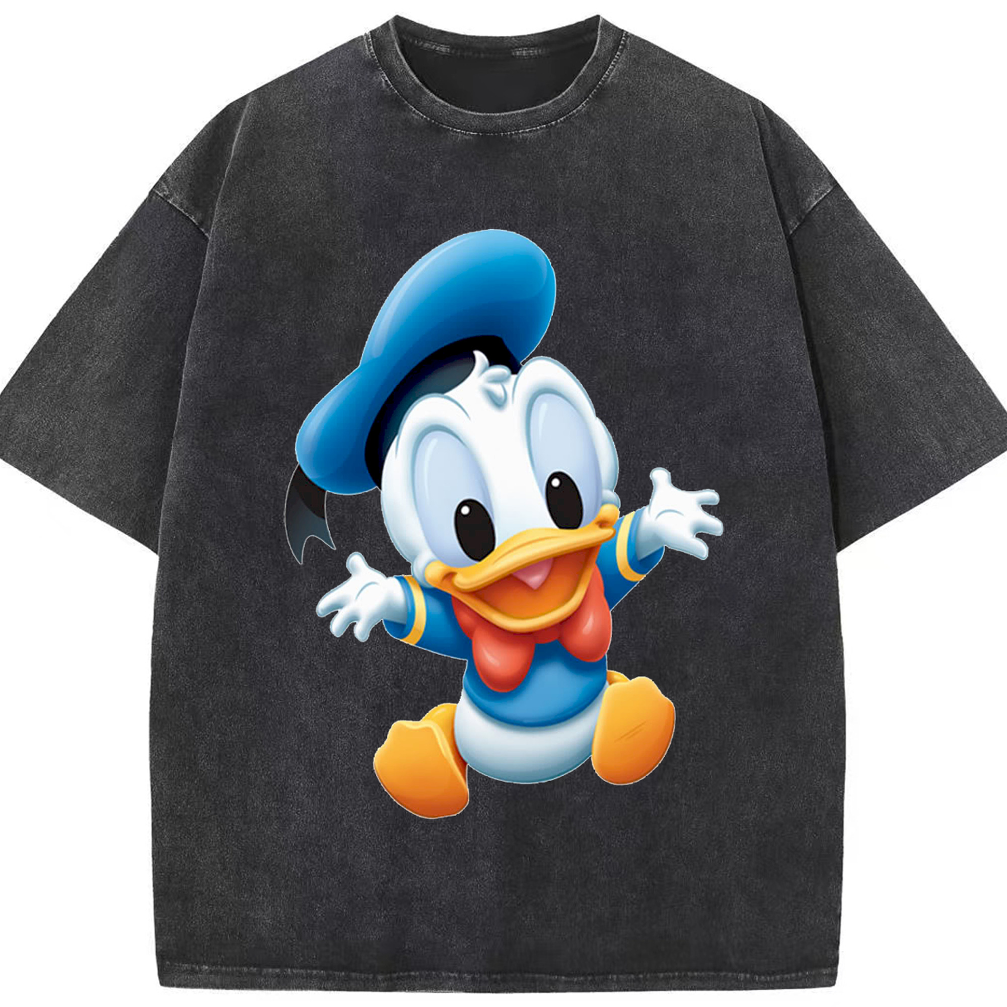 （画像用） ミッキーマウス Mickey Mouse 綿100% ヴィンテージ風 半袖Tシャツ（フロントプリント）