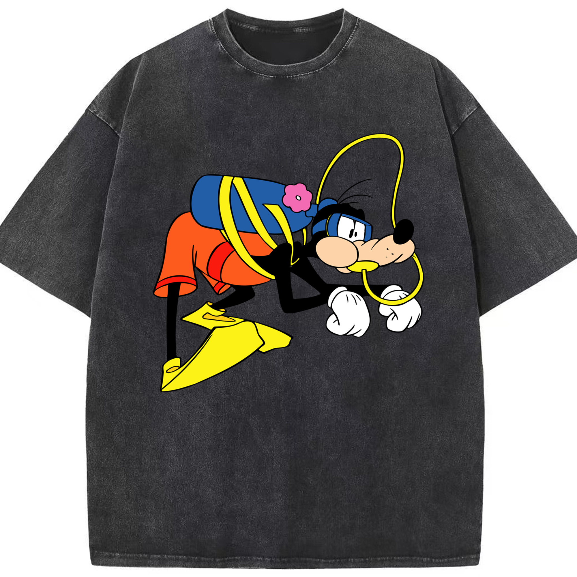 （画像用） ミッキーマウス Mickey Mouse 綿100% ヴィンテージ風 半袖Tシャツ（フロントプリント）