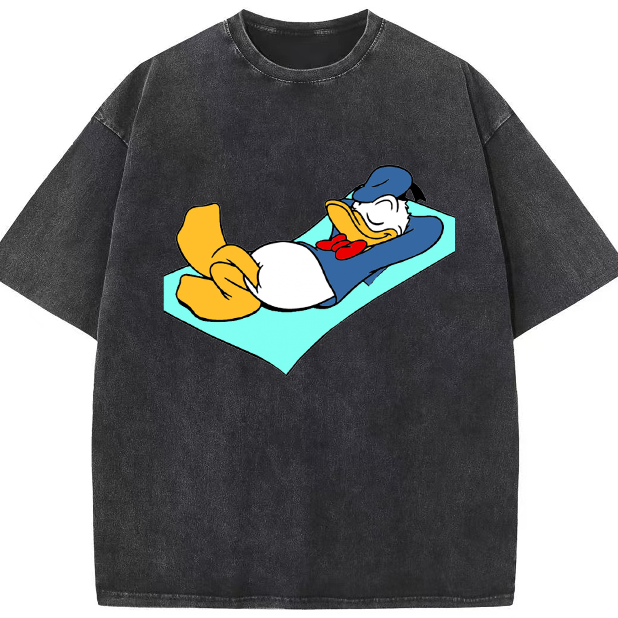 （画像用） ミッキーマウス Mickey Mouse 綿100% ヴィンテージ風 半袖Tシャツ（フロントプリント）