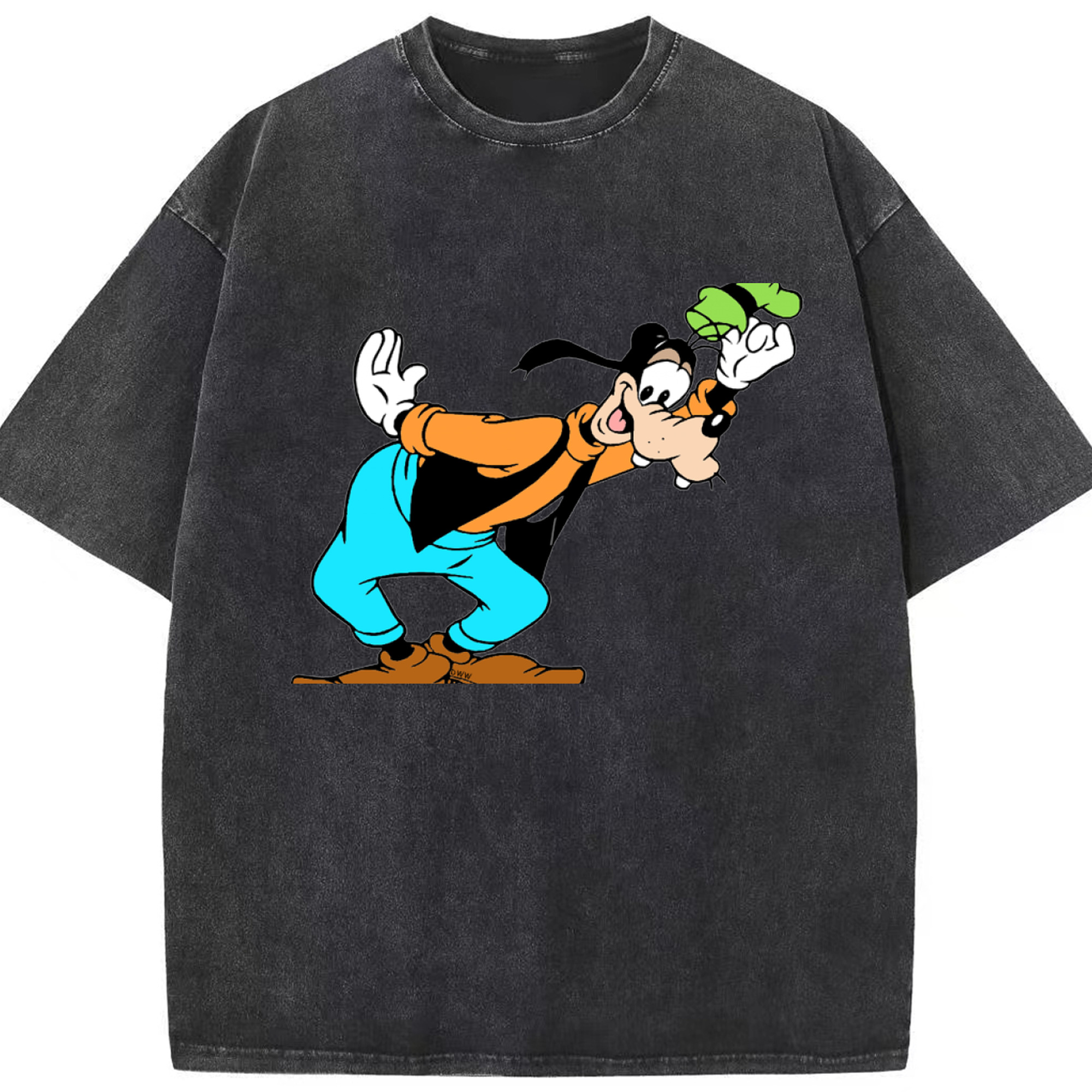 （画像用） ミッキーマウス Mickey Mouse 綿100% ヴィンテージ風 半袖Tシャツ（フロントプリント）