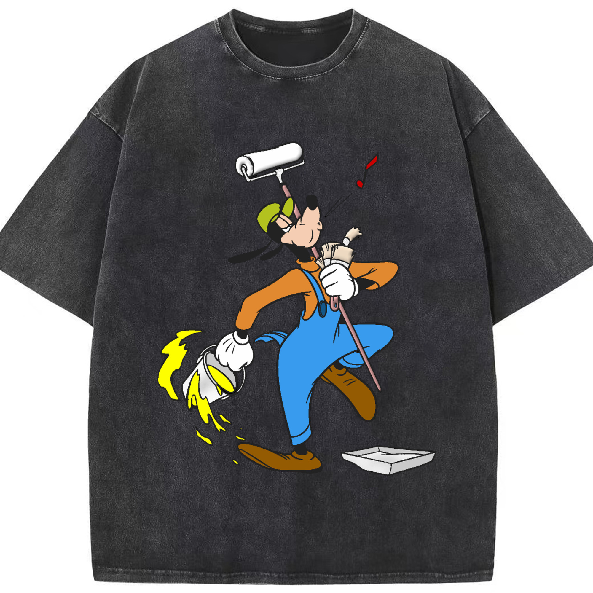 （画像用） ミッキーマウス Mickey Mouse 綿100% ヴィンテージ風 半袖Tシャツ（フロントプリント）