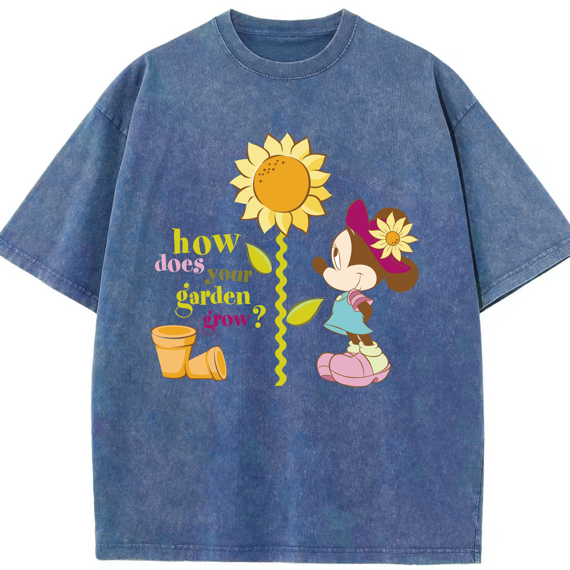 （画像用） ミッキーマウス Mickey Mouse 綿100% ヴィンテージ風 半袖Tシャツ（フロントプリント）