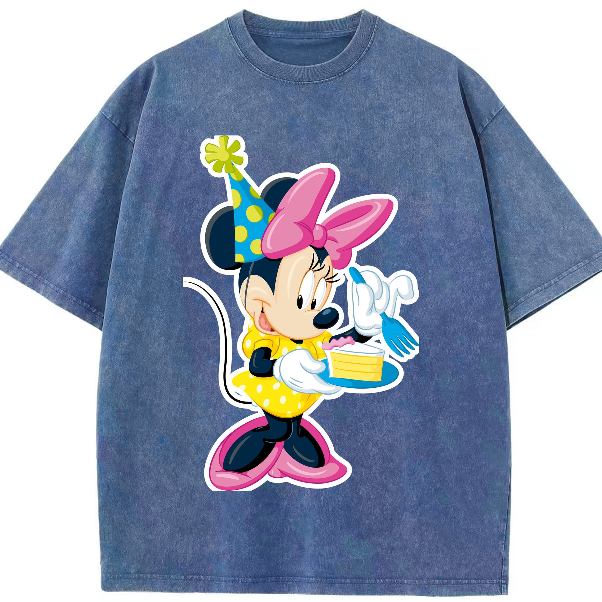 （画像用） ミッキーマウス Mickey Mouse 綿100% ヴィンテージ風 半袖Tシャツ（フロントプリント）