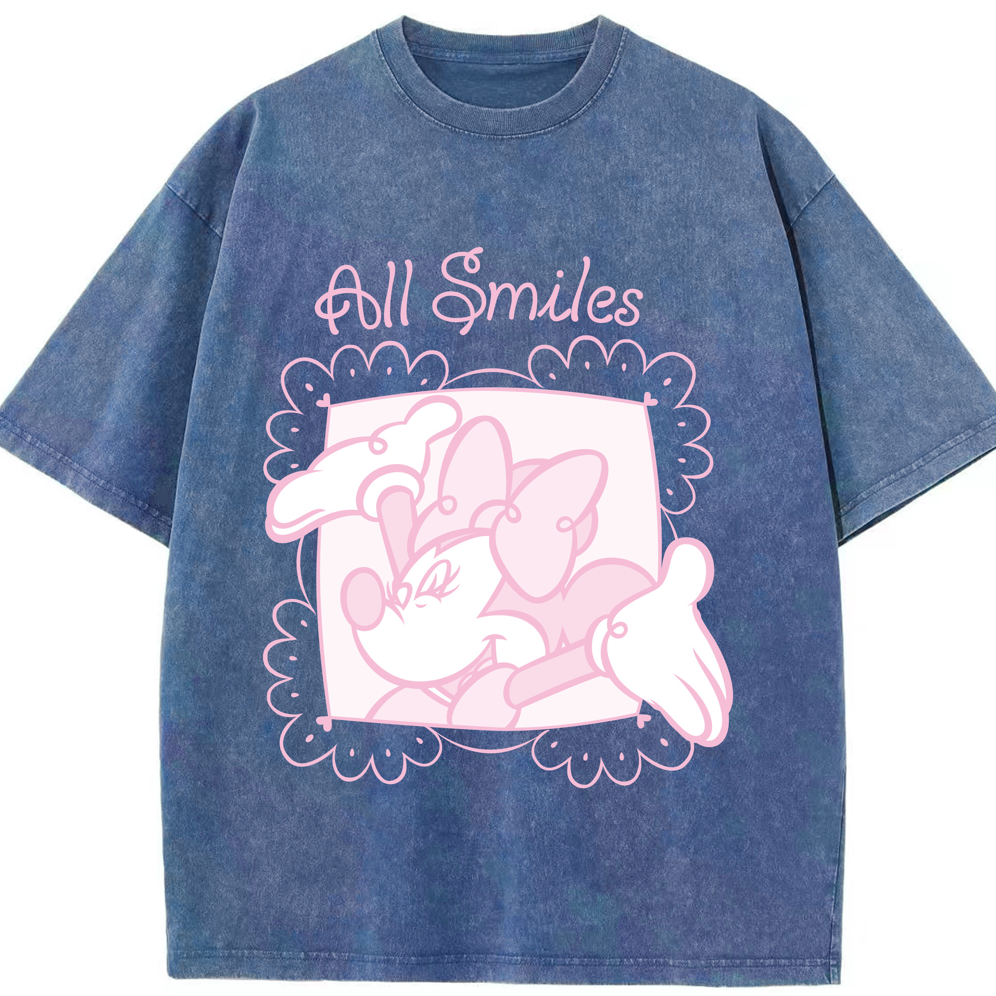（画像用） ミッキーマウス Mickey Mouse 綿100% ヴィンテージ風 半袖Tシャツ（フロントプリント）