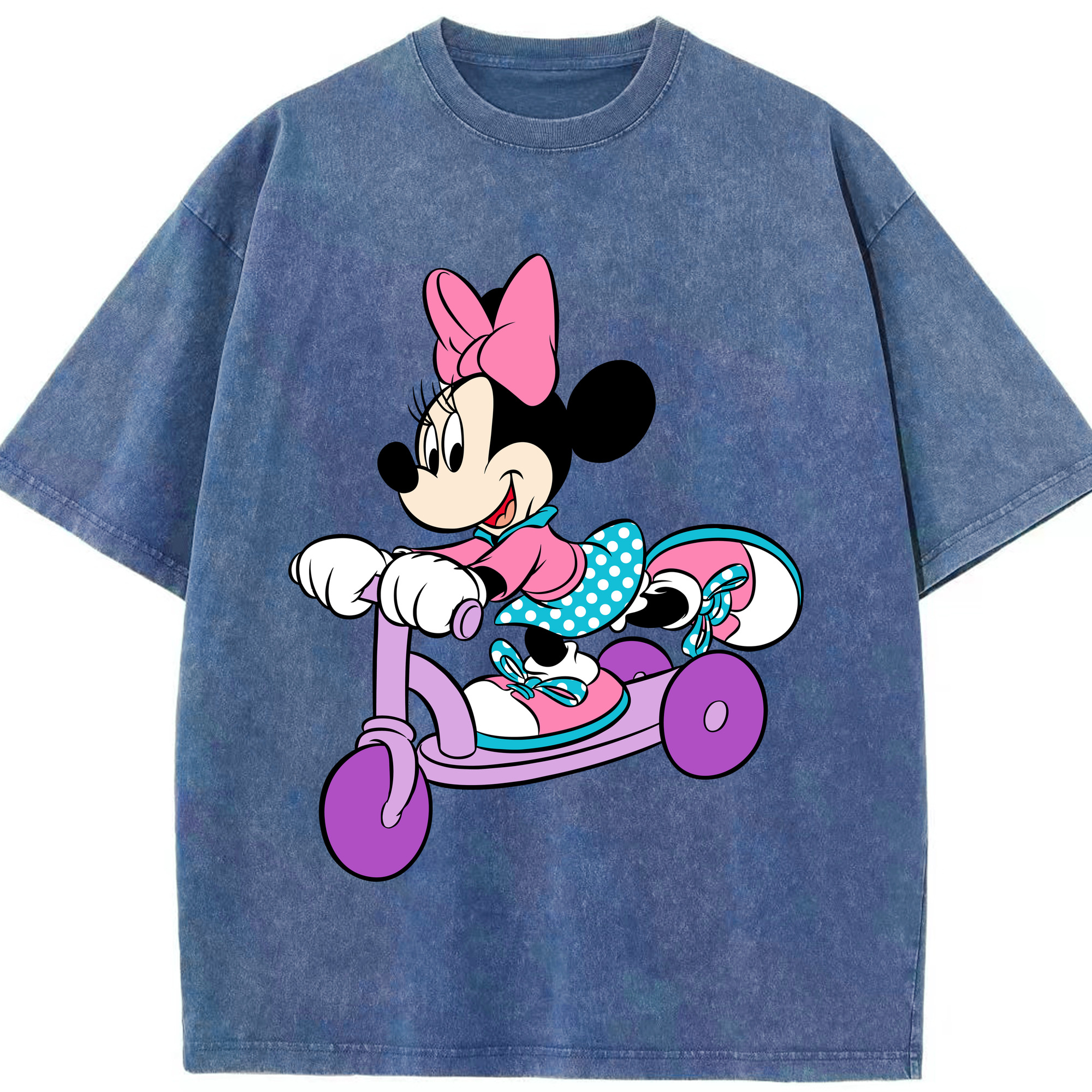 （画像用） ミッキーマウス Mickey Mouse 綿100% ヴィンテージ風 半袖Tシャツ（フロントプリント）