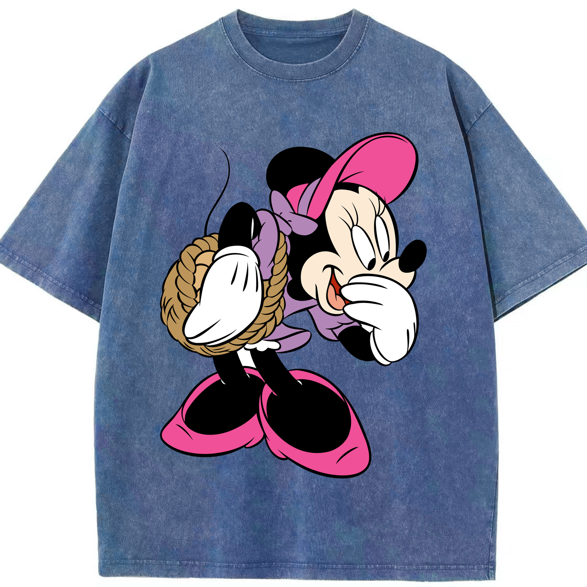 （画像用） ミッキーマウス Mickey Mouse 綿100% ヴィンテージ風 半袖Tシャツ（フロントプリント）