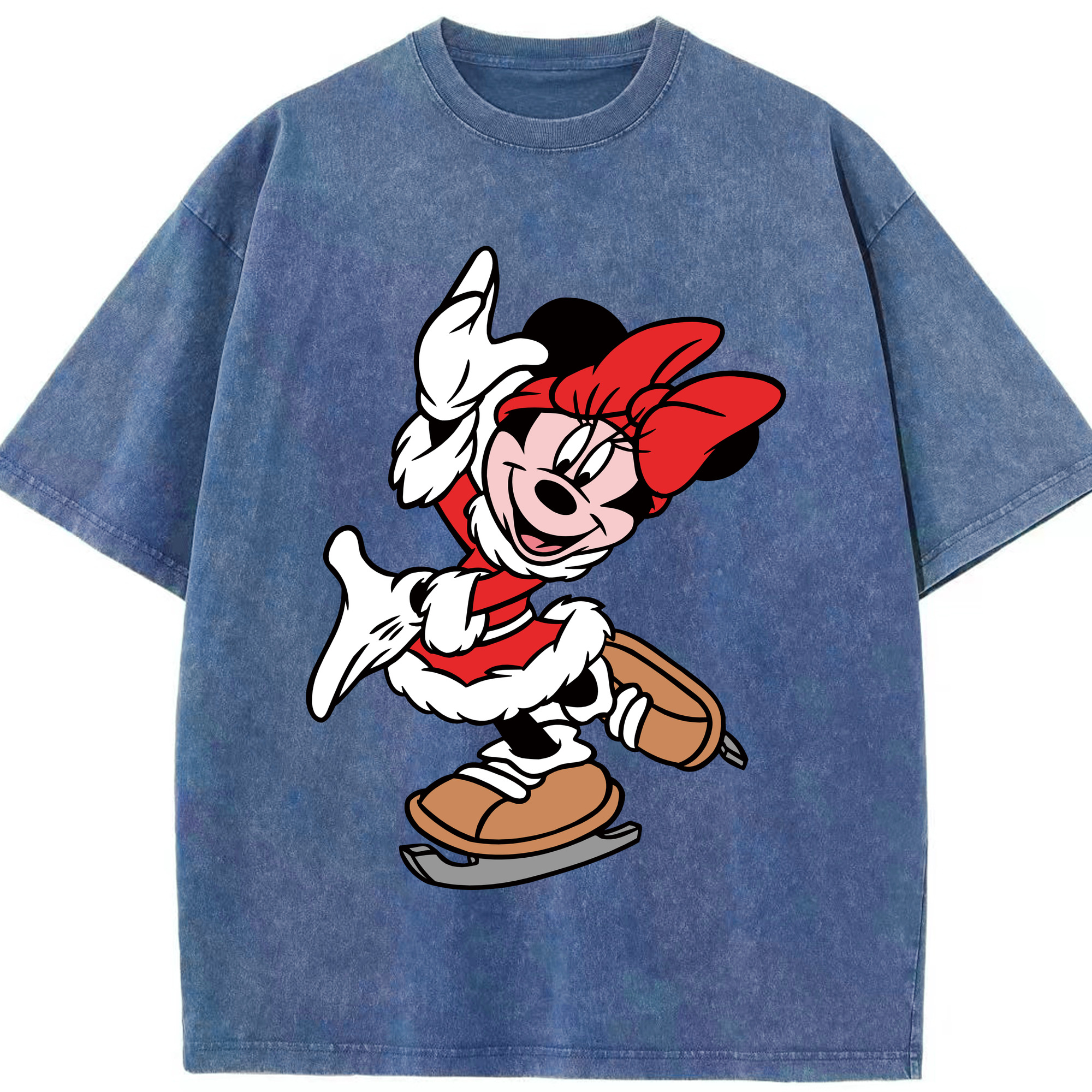 （画像用） ミッキーマウス Mickey Mouse 綿100% ヴィンテージ風 半袖Tシャツ（フロントプリント）