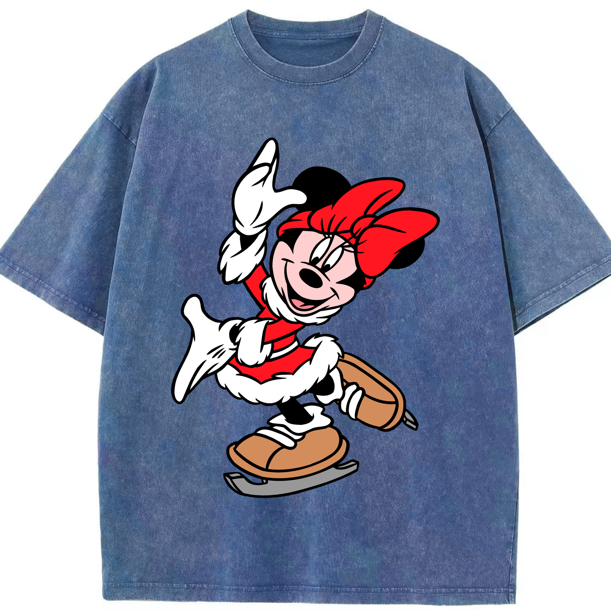 （画像用） ミッキーマウス Mickey Mouse 綿100% ヴィンテージ風 半袖Tシャツ（フロントプリント）
