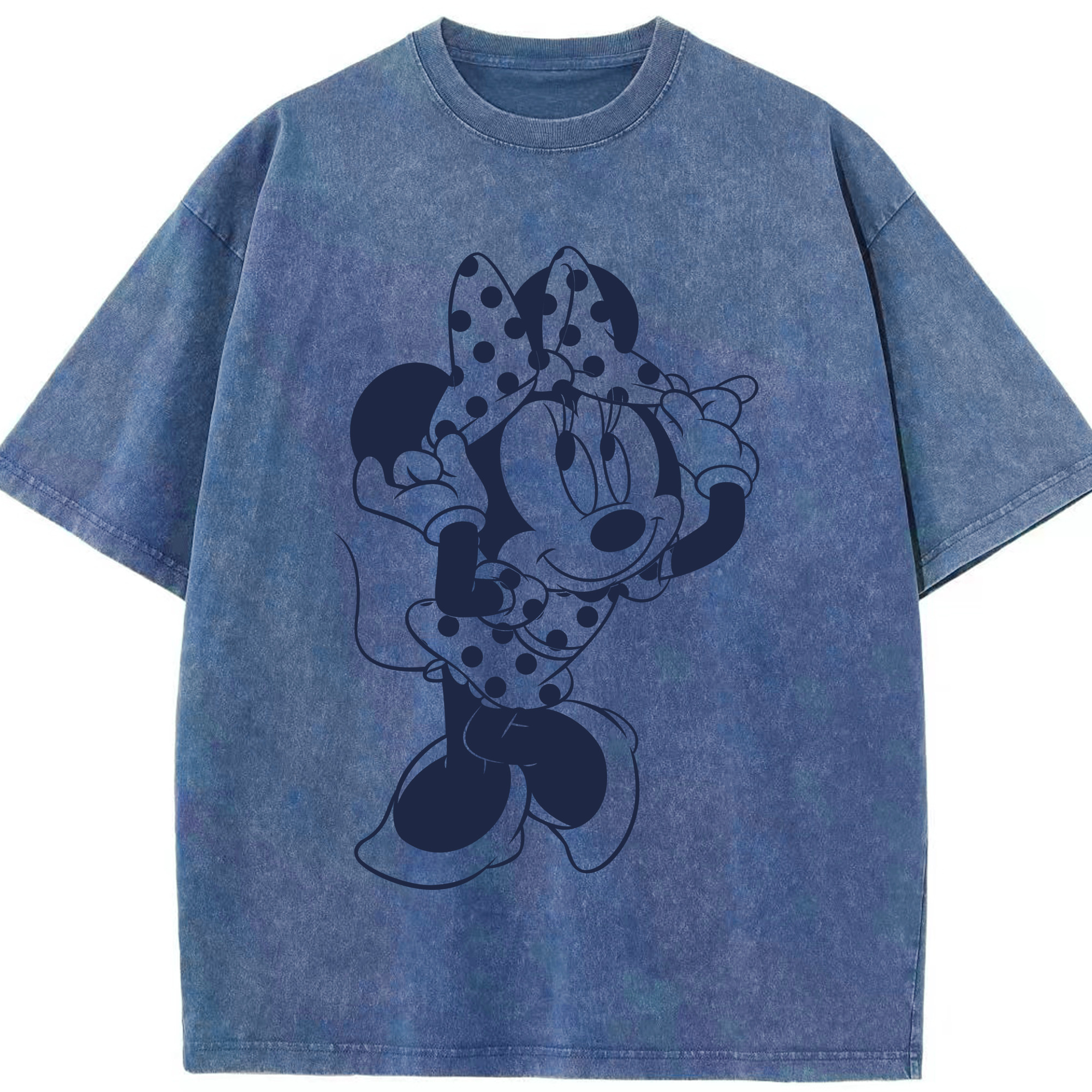 （画像用） ミッキーマウス Mickey Mouse 綿100% ヴィンテージ風 半袖Tシャツ（フロントプリント）