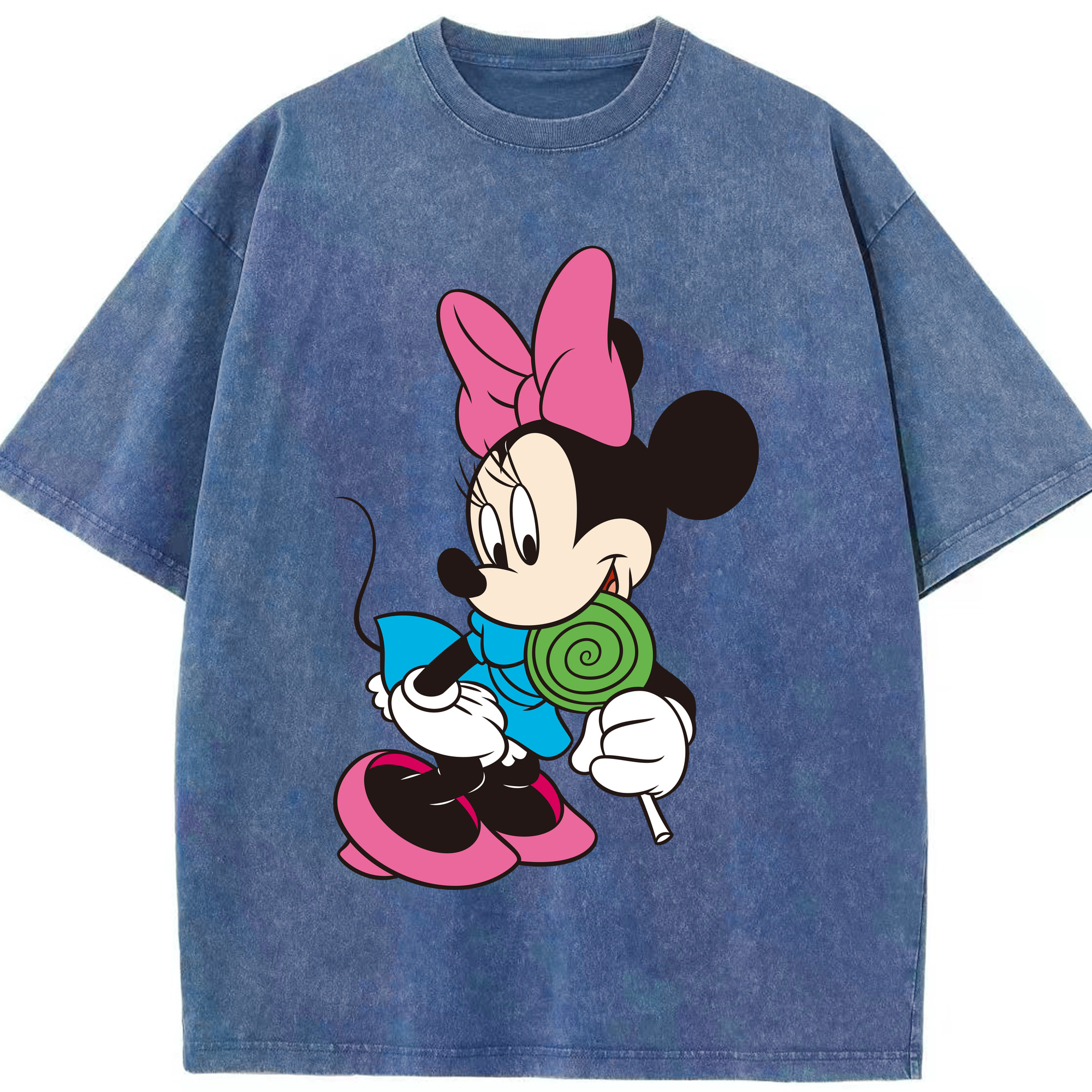 （画像用） ミッキーマウス Mickey Mouse 綿100% ヴィンテージ風 半袖Tシャツ（フロントプリント）