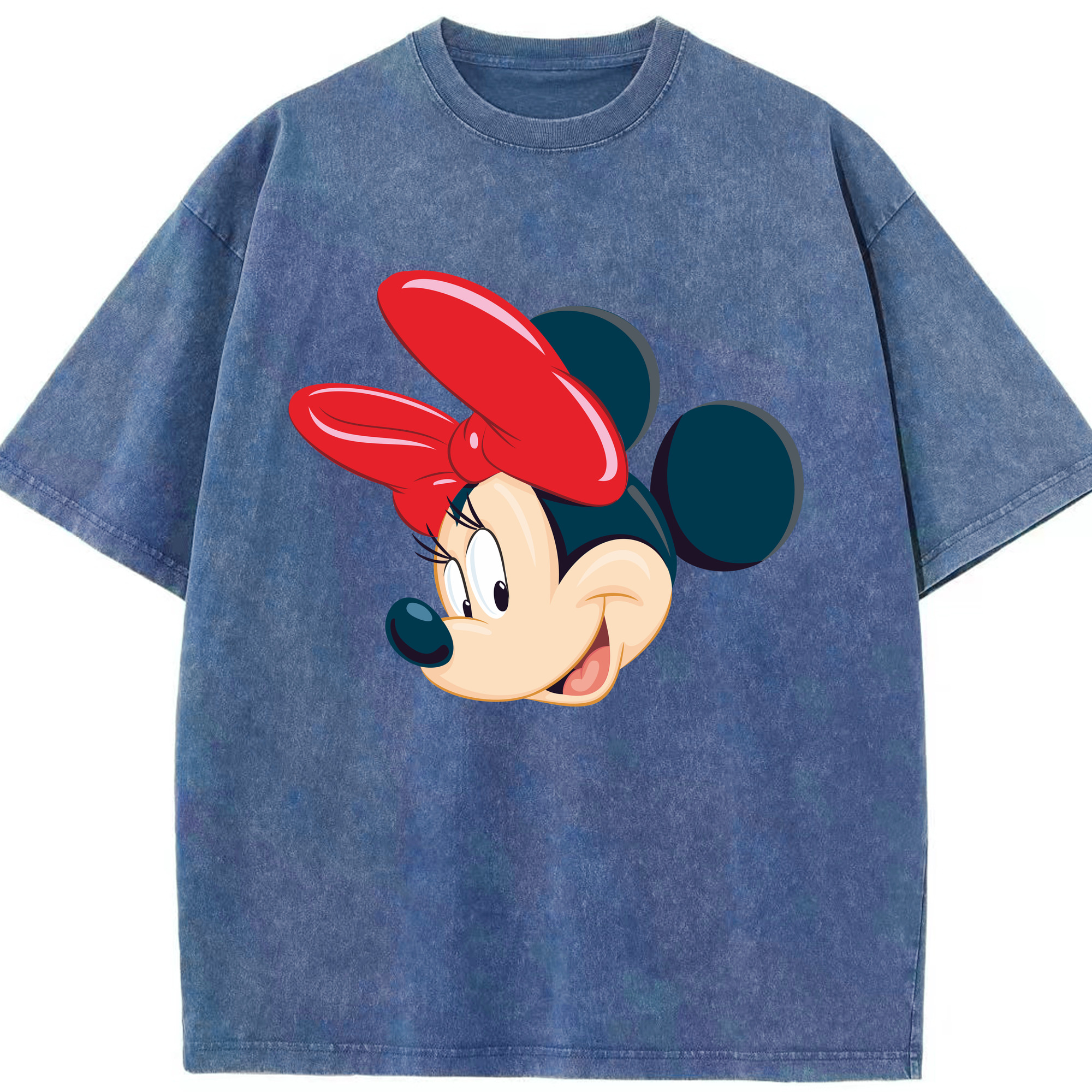 （画像用） ミッキーマウス Mickey Mouse 綿100% ヴィンテージ風 半袖Tシャツ（フロントプリント）