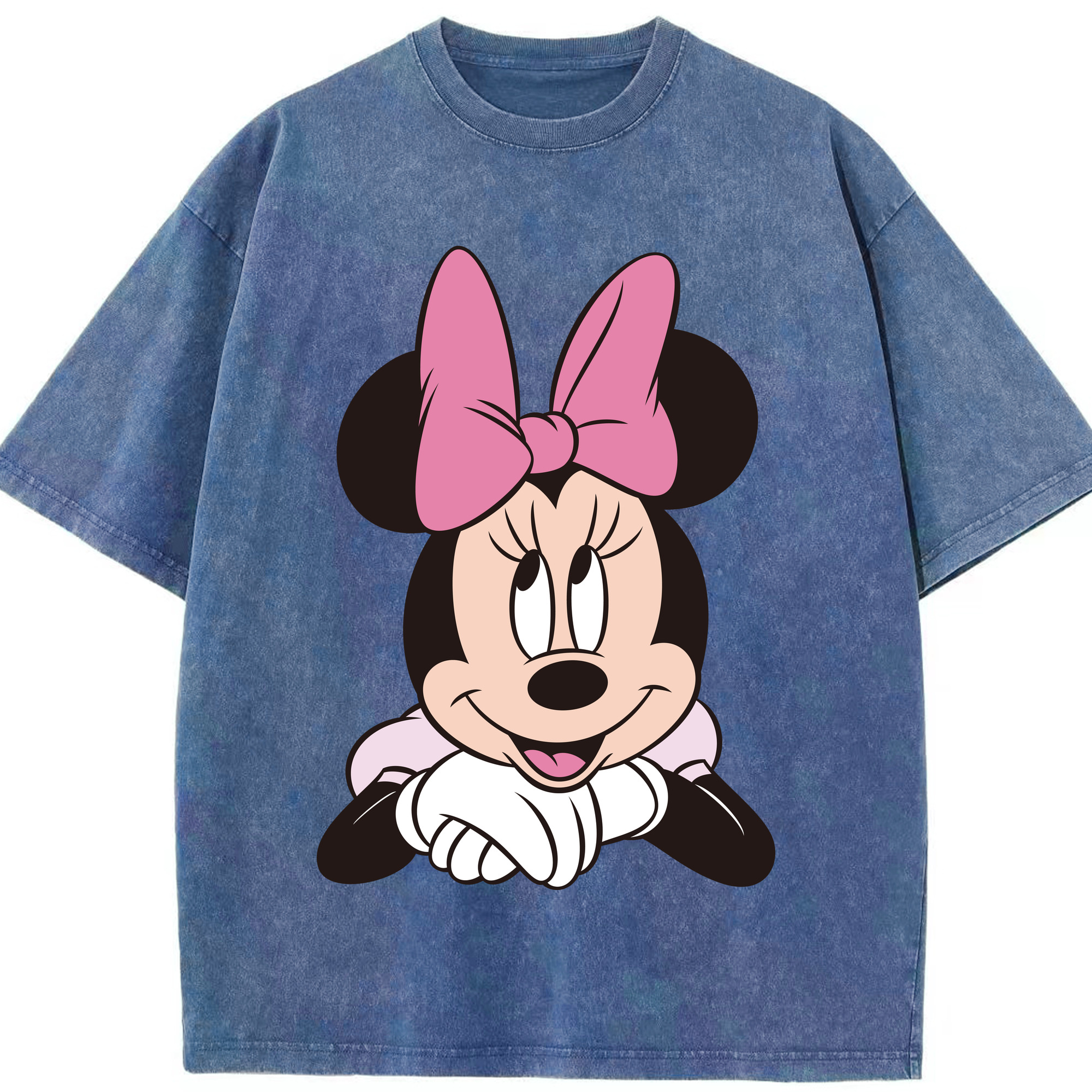 （画像用） ミッキーマウス Mickey Mouse 綿100% ヴィンテージ風 半袖Tシャツ（フロントプリント）