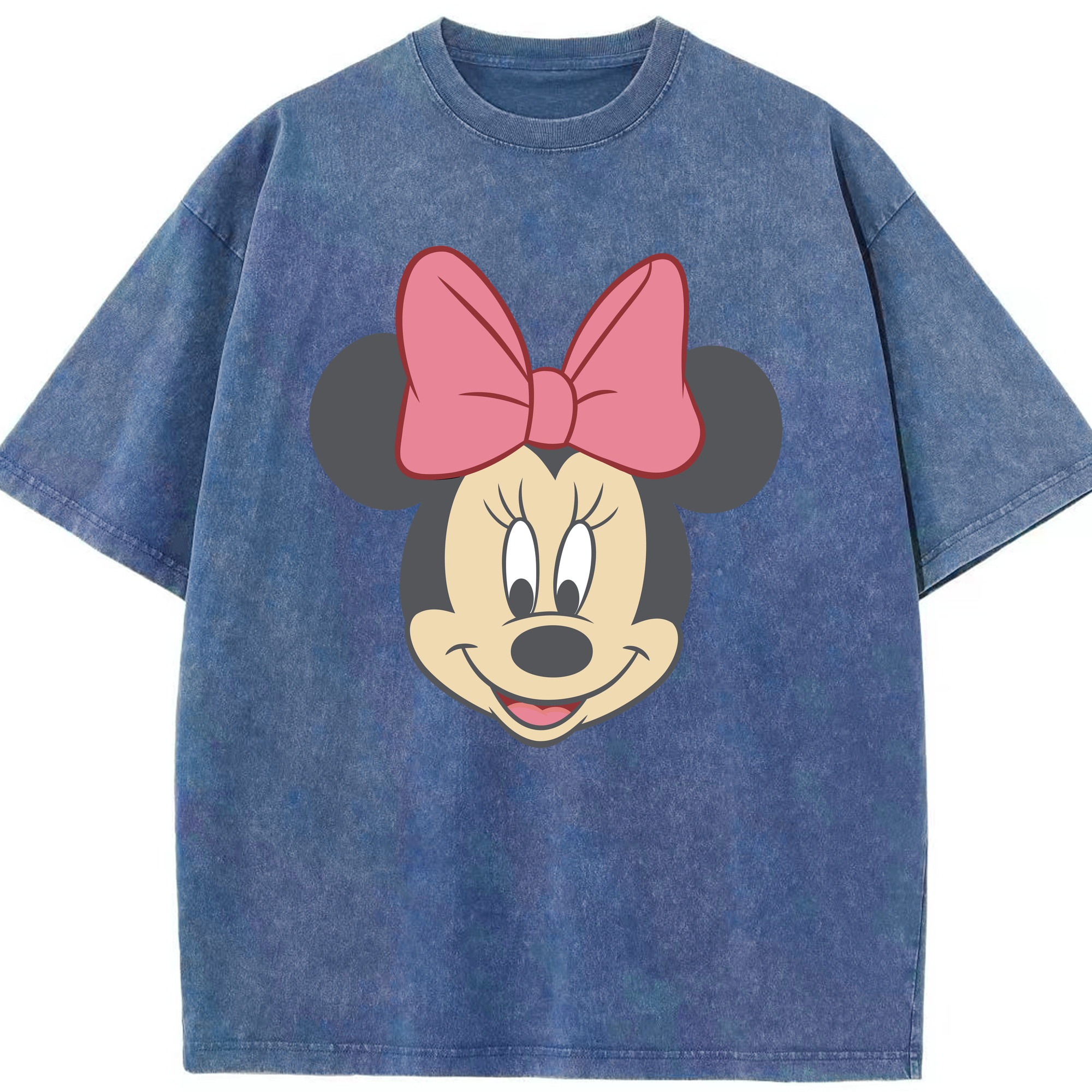 （画像用） ミッキーマウス Mickey Mouse 綿100% ヴィンテージ風 半袖Tシャツ（フロントプリント）