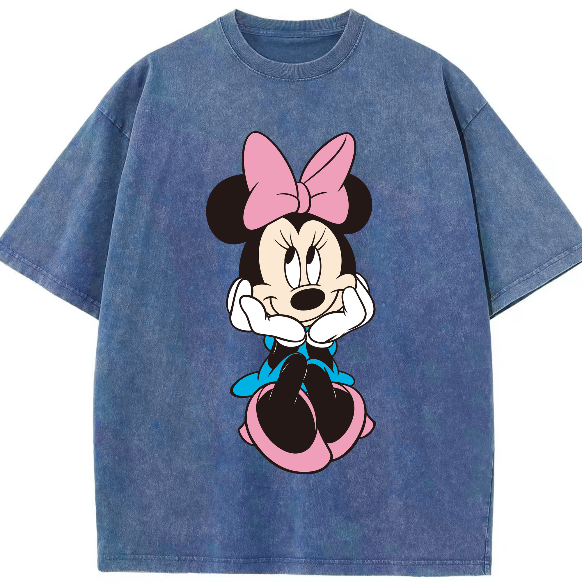 （画像用） ミッキーマウス Mickey Mouse 綿100% ヴィンテージ風 半袖Tシャツ（フロントプリント）