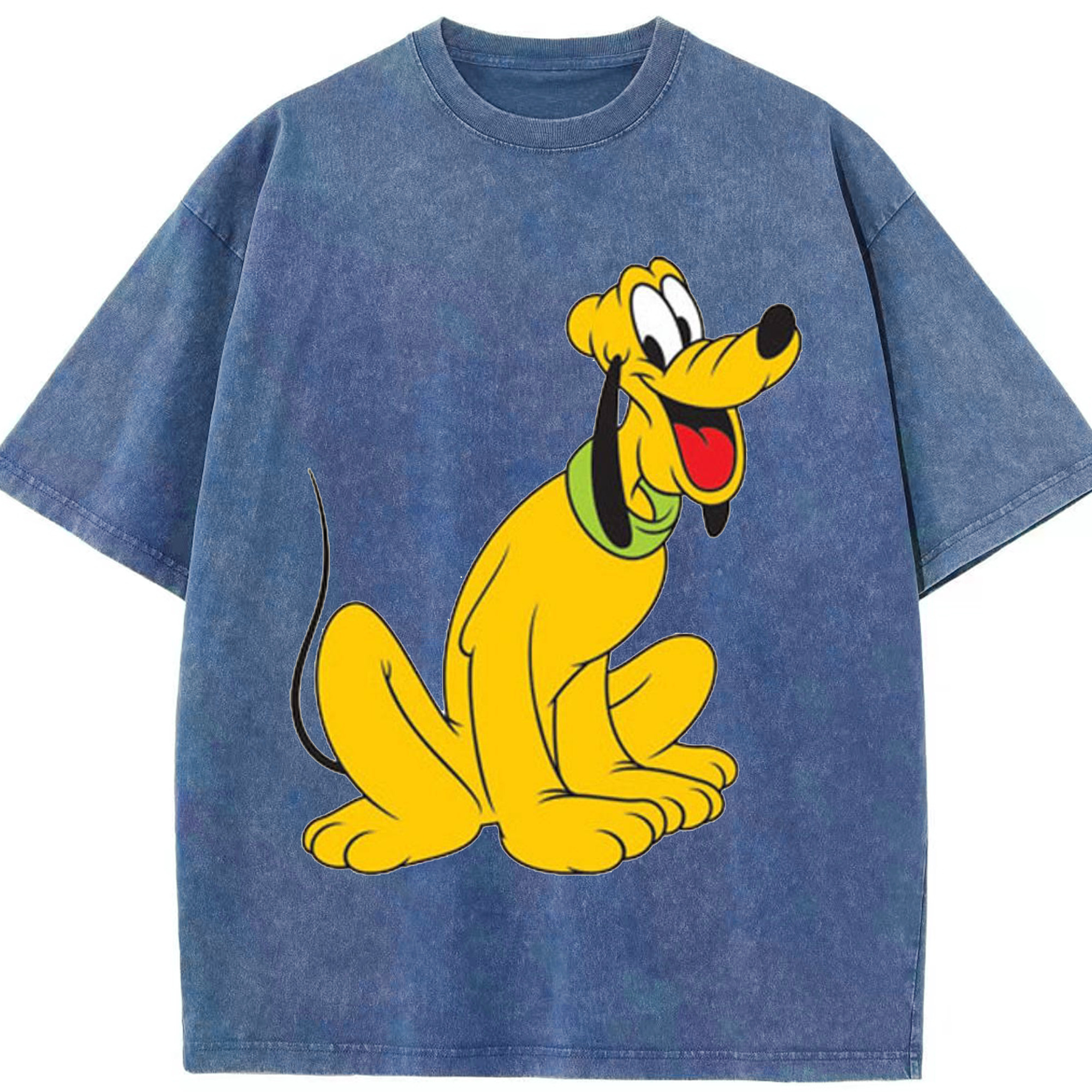 （画像用） ミッキーマウス Mickey Mouse 綿100% ヴィンテージ風 半袖Tシャツ（フロントプリント）