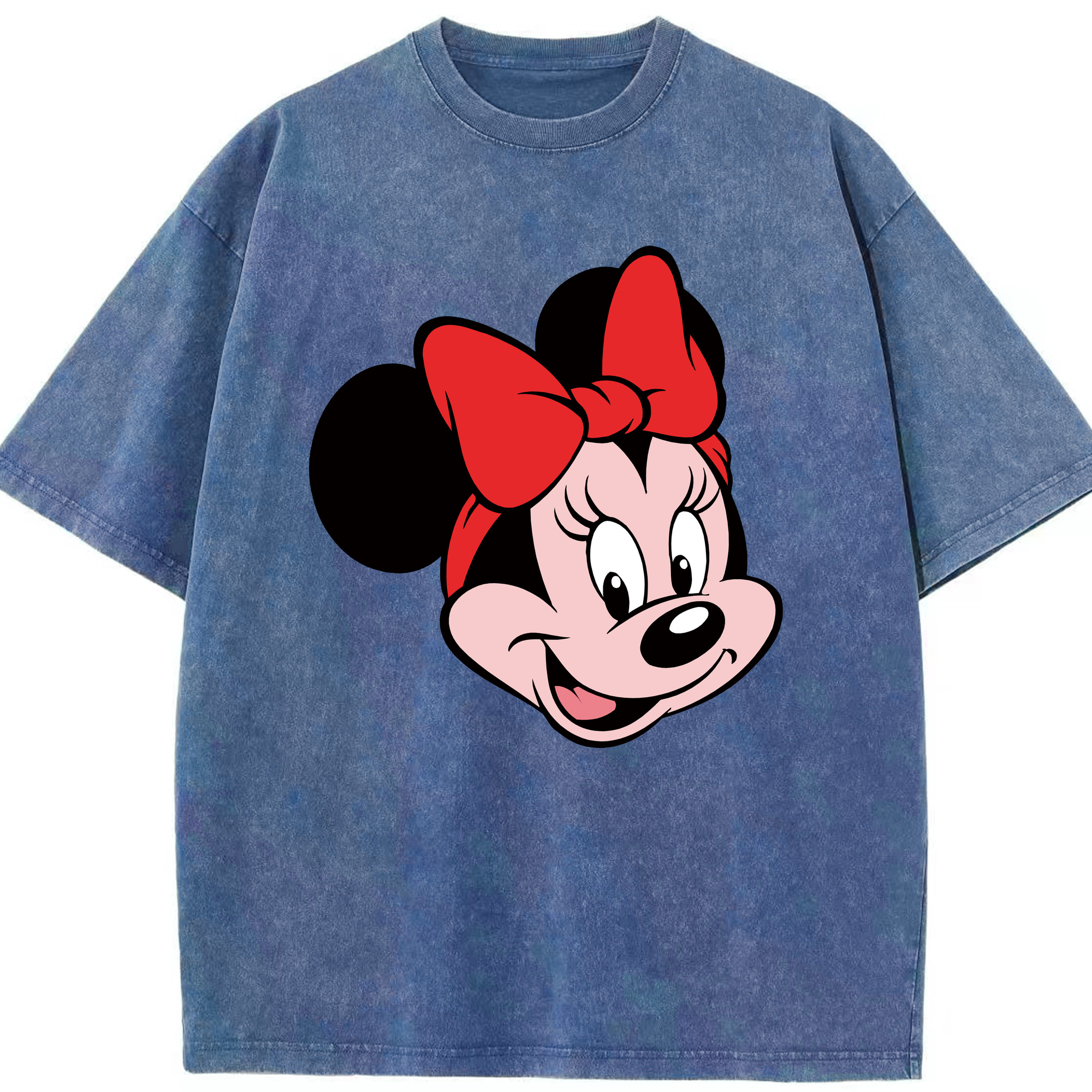 （画像用） ミッキーマウス Mickey Mouse 綿100% ヴィンテージ風 半袖Tシャツ（フロントプリント）