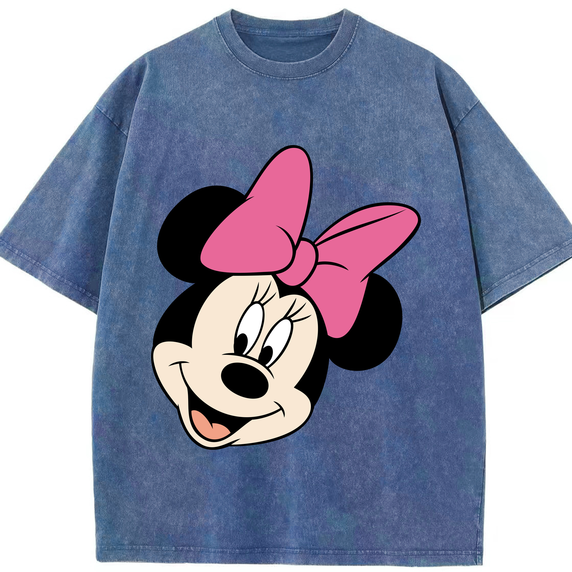 （画像用） ミッキーマウス Mickey Mouse 綿100% ヴィンテージ風 半袖Tシャツ（フロントプリント）
