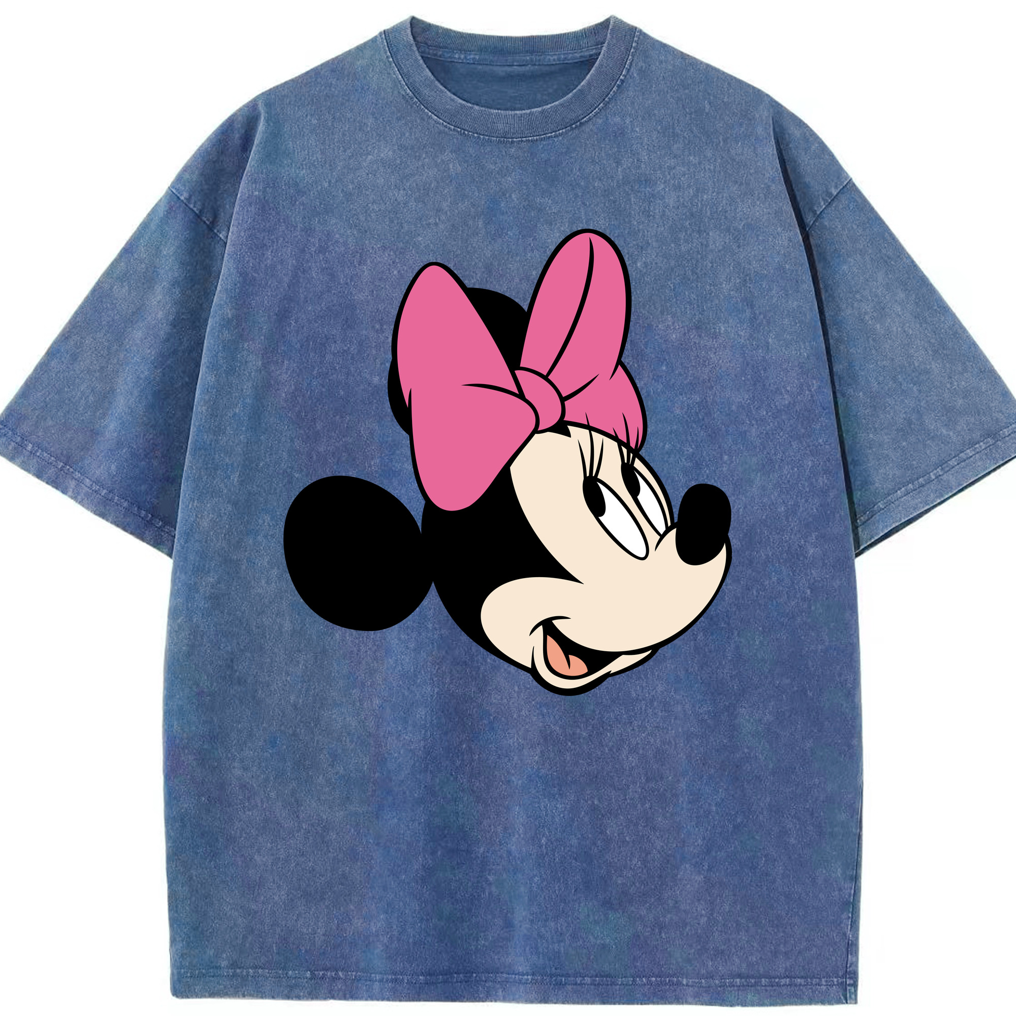 （画像用） ミッキーマウス Mickey Mouse 綿100% ヴィンテージ風 半袖Tシャツ（フロントプリント）
