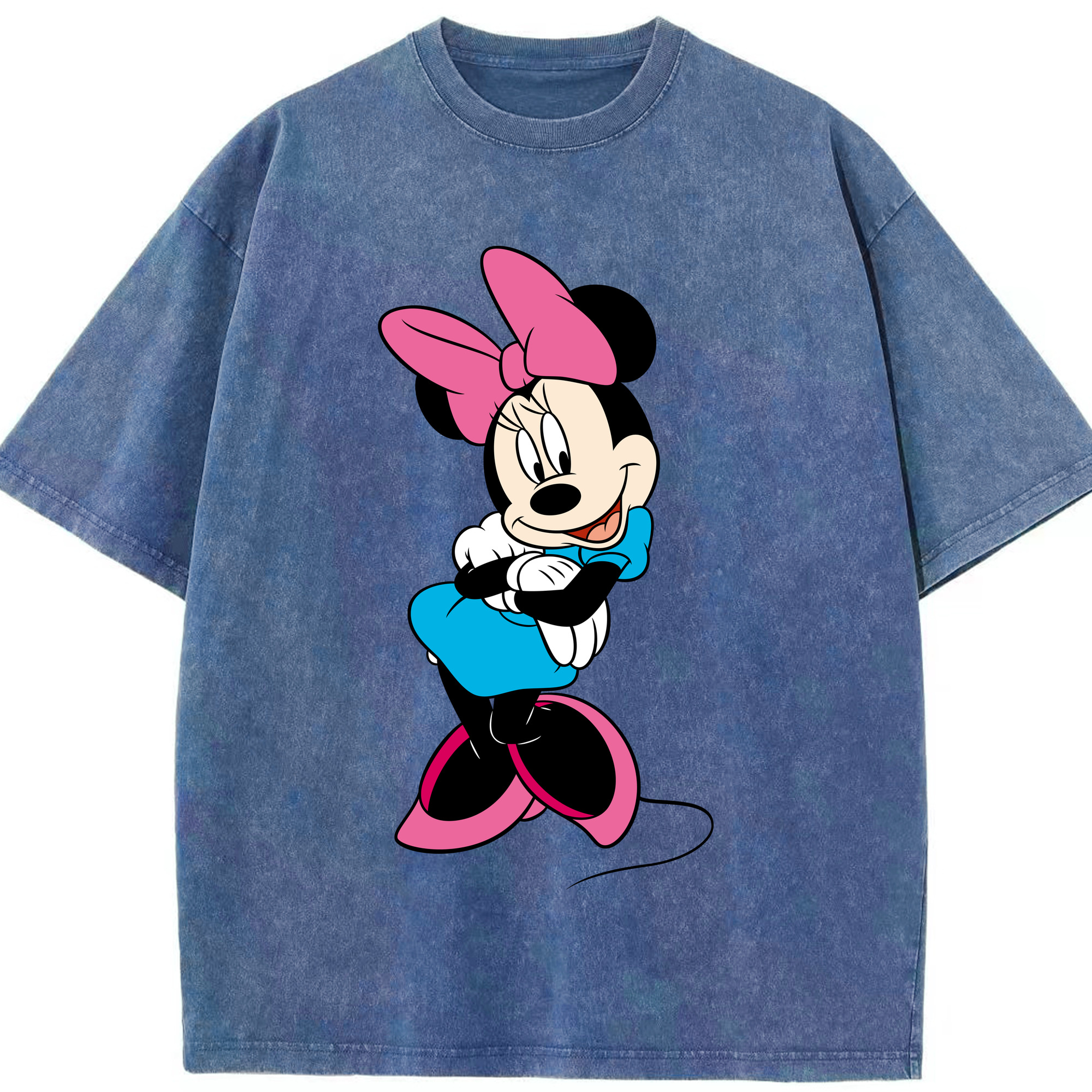 （画像用） ミッキーマウス Mickey Mouse 綿100% ヴィンテージ風 半袖Tシャツ（フロントプリント）