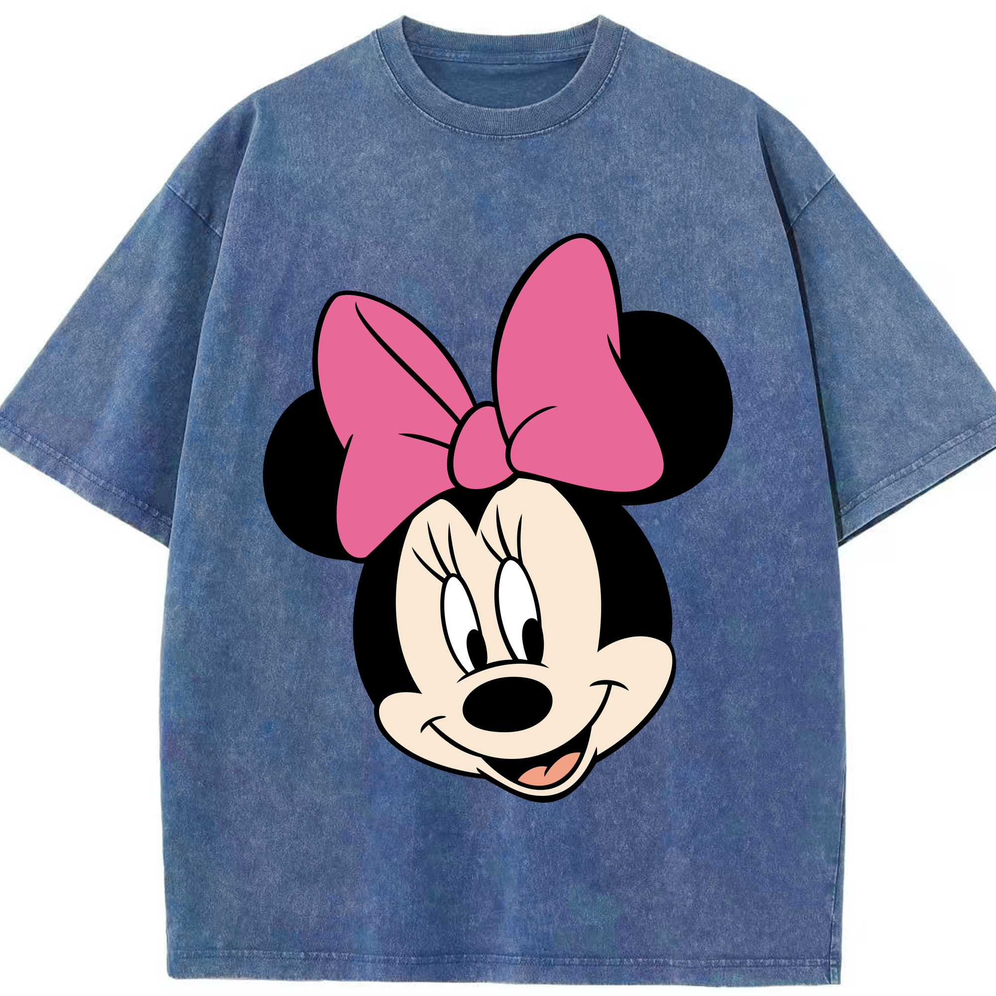 （画像用） ミッキーマウス Mickey Mouse 綿100% ヴィンテージ風 半袖Tシャツ（フロントプリント）