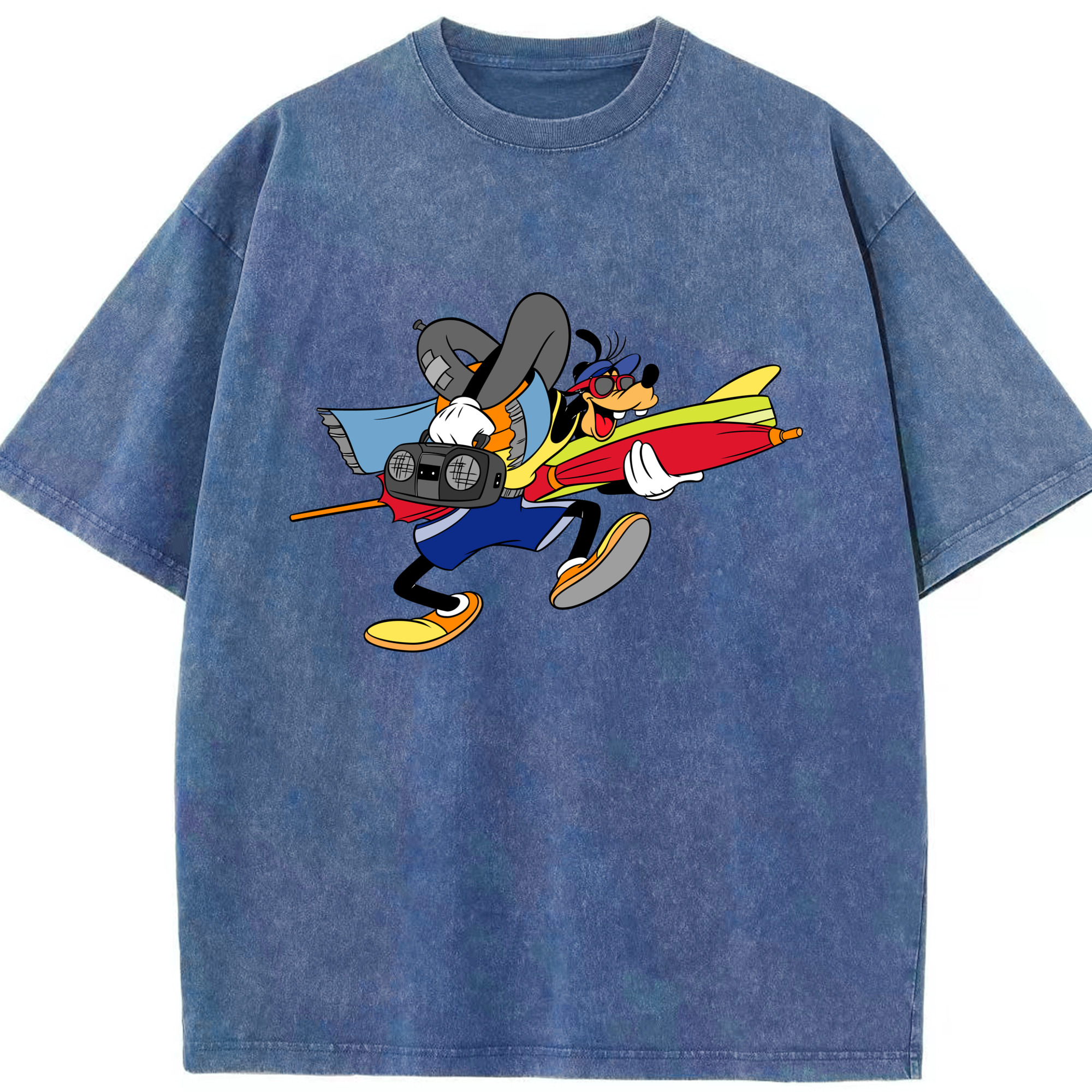 （画像用） ミッキーマウス Mickey Mouse 綿100% ヴィンテージ風 半袖Tシャツ（フロントプリント）