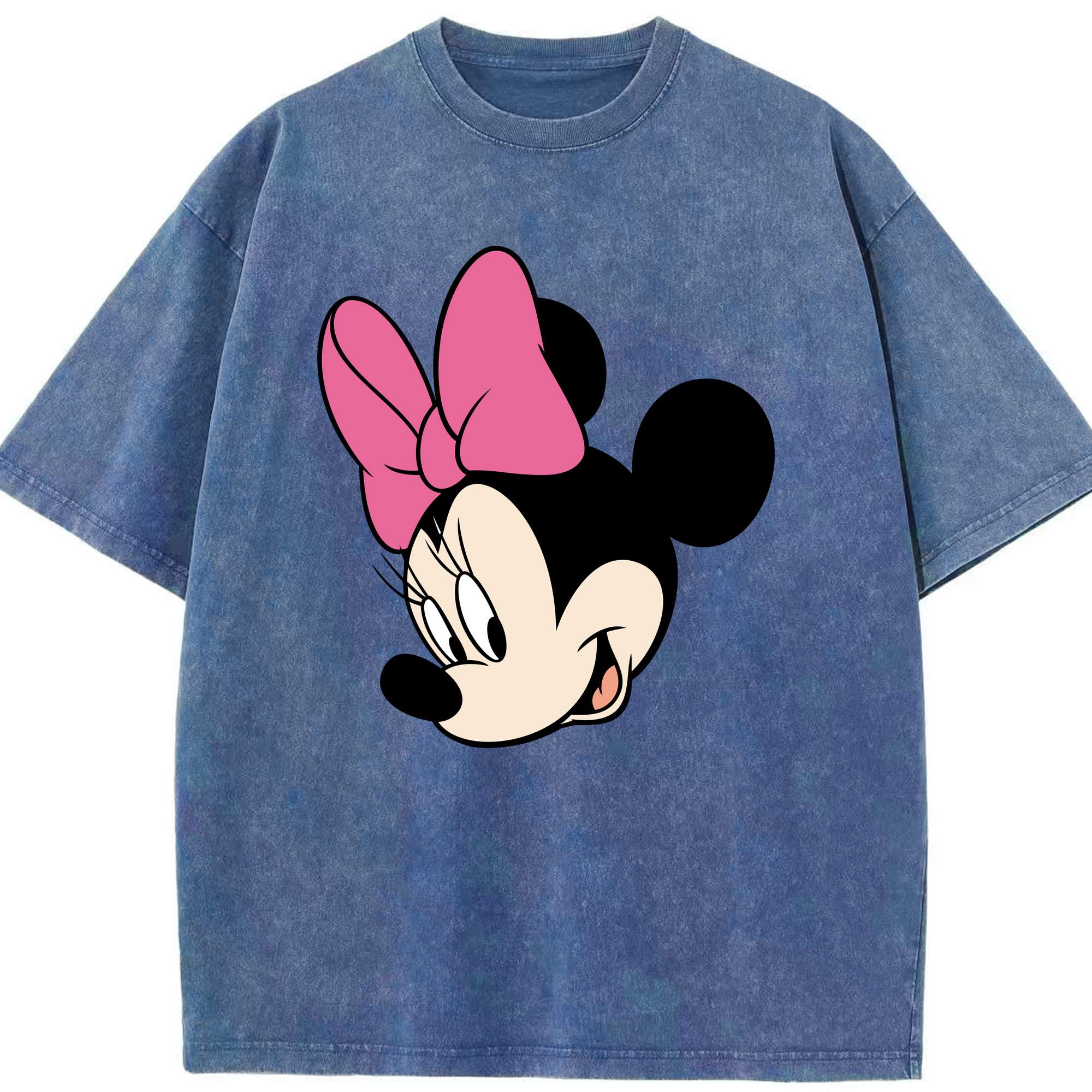 （画像用） ミッキーマウス Mickey Mouse 綿100% ヴィンテージ風 半袖Tシャツ（フロントプリント）