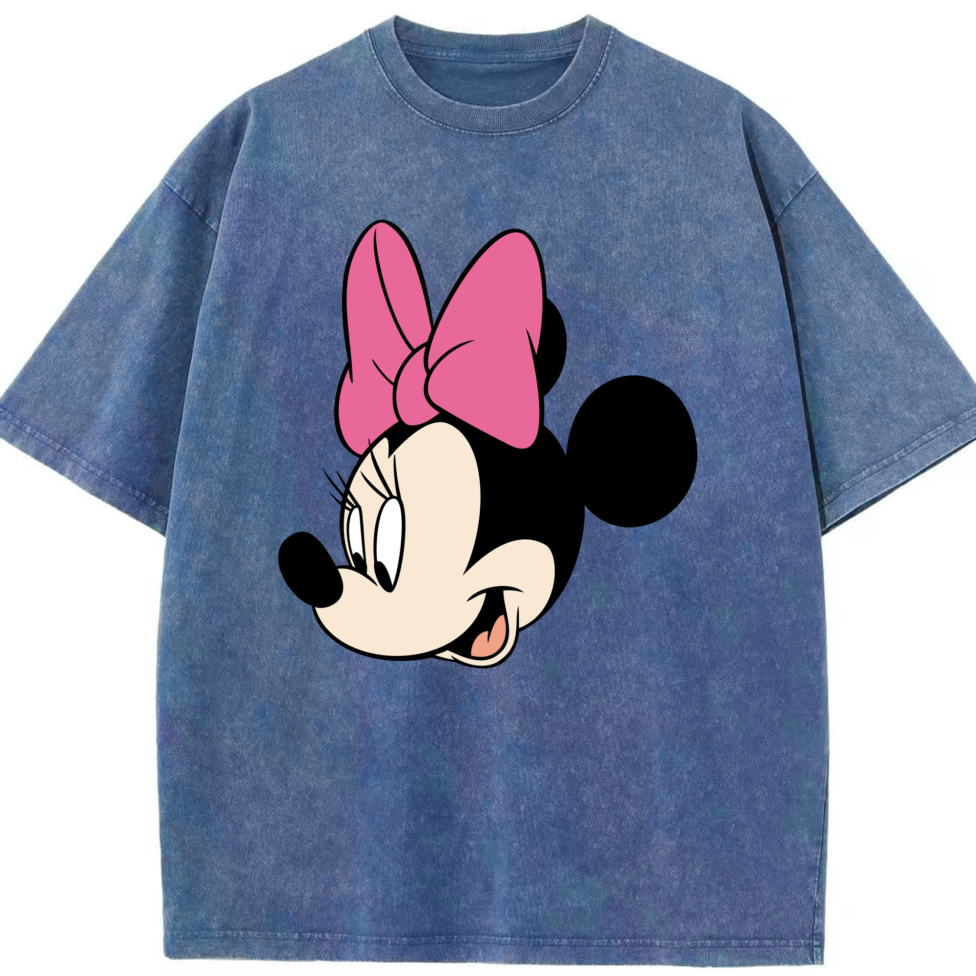 （画像用） ミッキーマウス Mickey Mouse 綿100% ヴィンテージ風 半袖Tシャツ（フロントプリント）