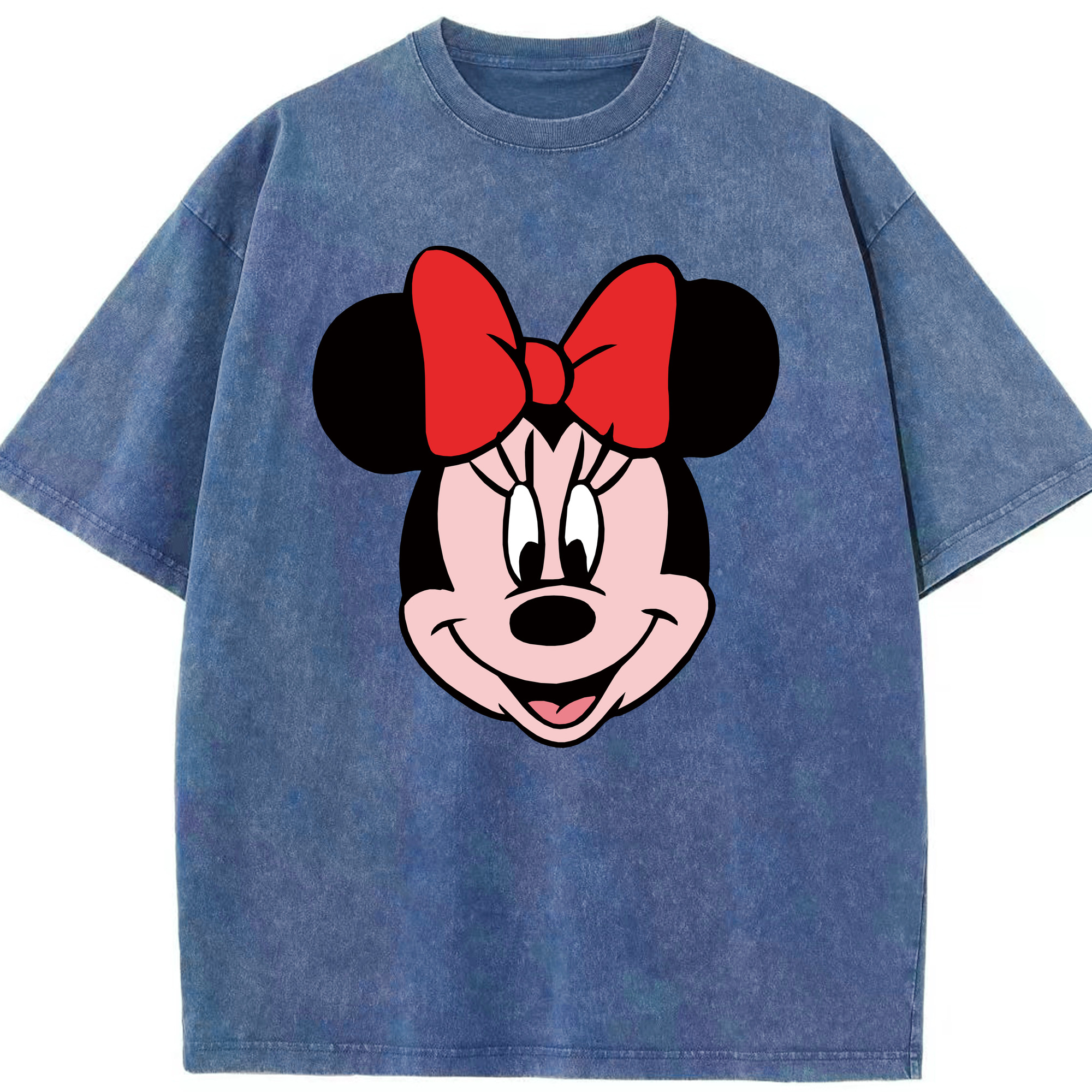 （画像用） ミッキーマウス Mickey Mouse 綿100% ヴィンテージ風 半袖Tシャツ（フロントプリント）