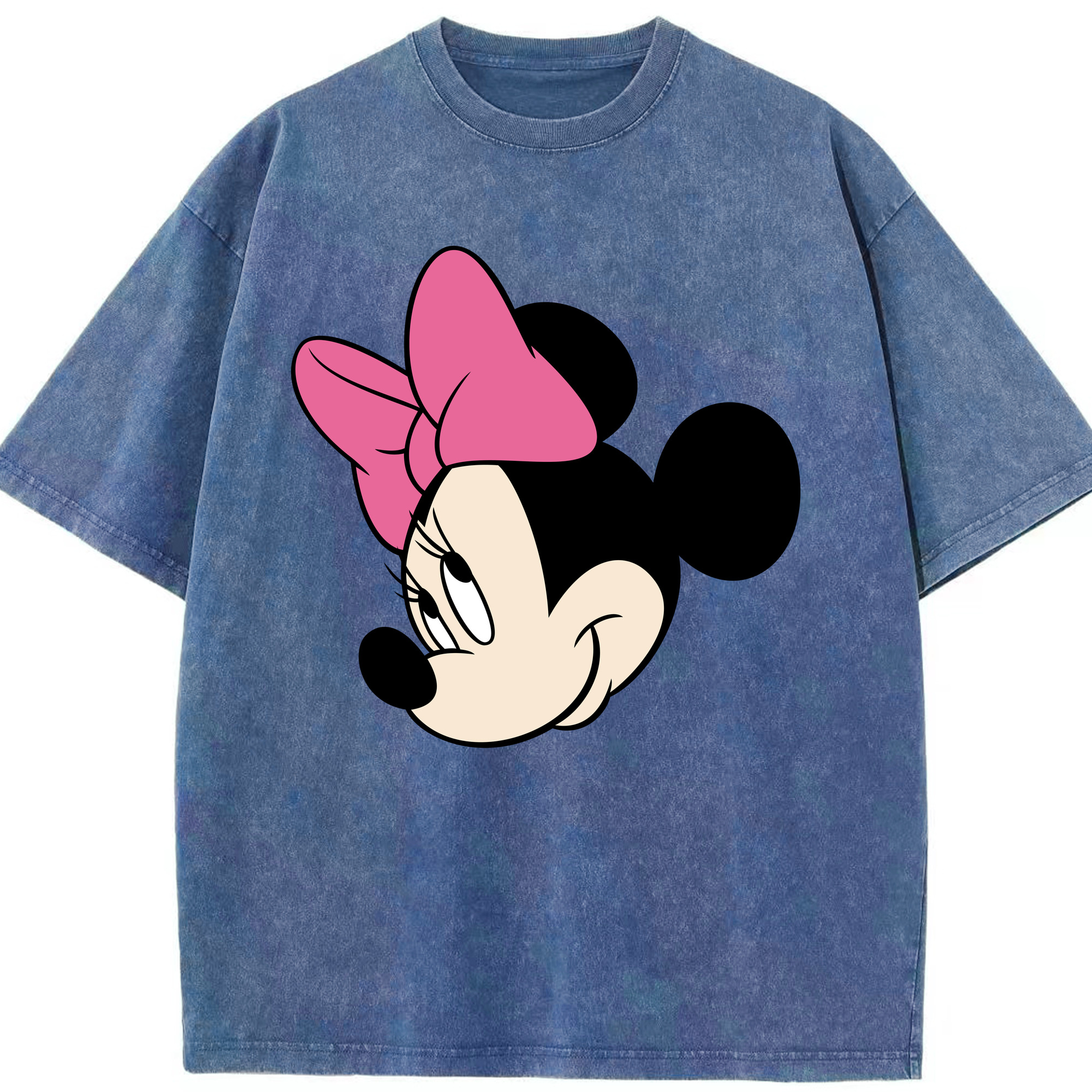 （画像用） ミッキーマウス Mickey Mouse 綿100% ヴィンテージ風 半袖Tシャツ（フロントプリント）
