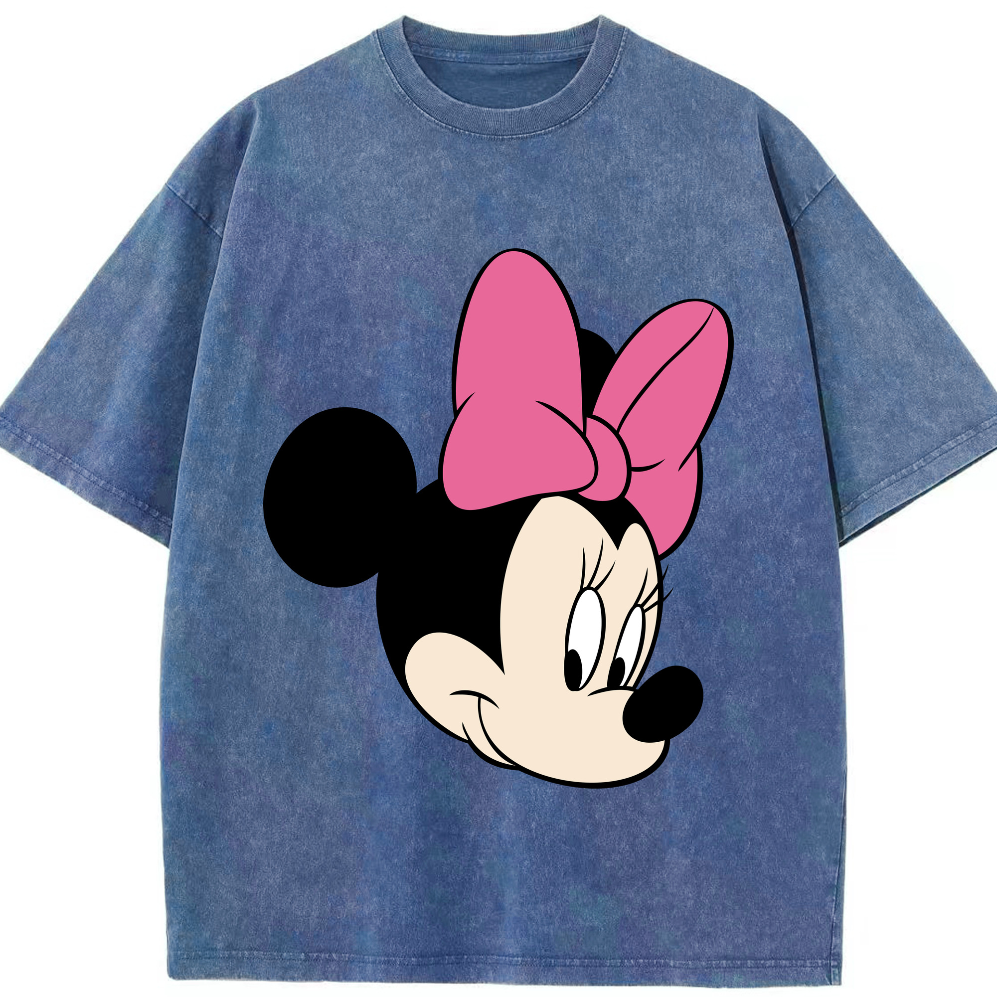 （画像用） ミッキーマウス Mickey Mouse 綿100% ヴィンテージ風 半袖Tシャツ（フロントプリント）