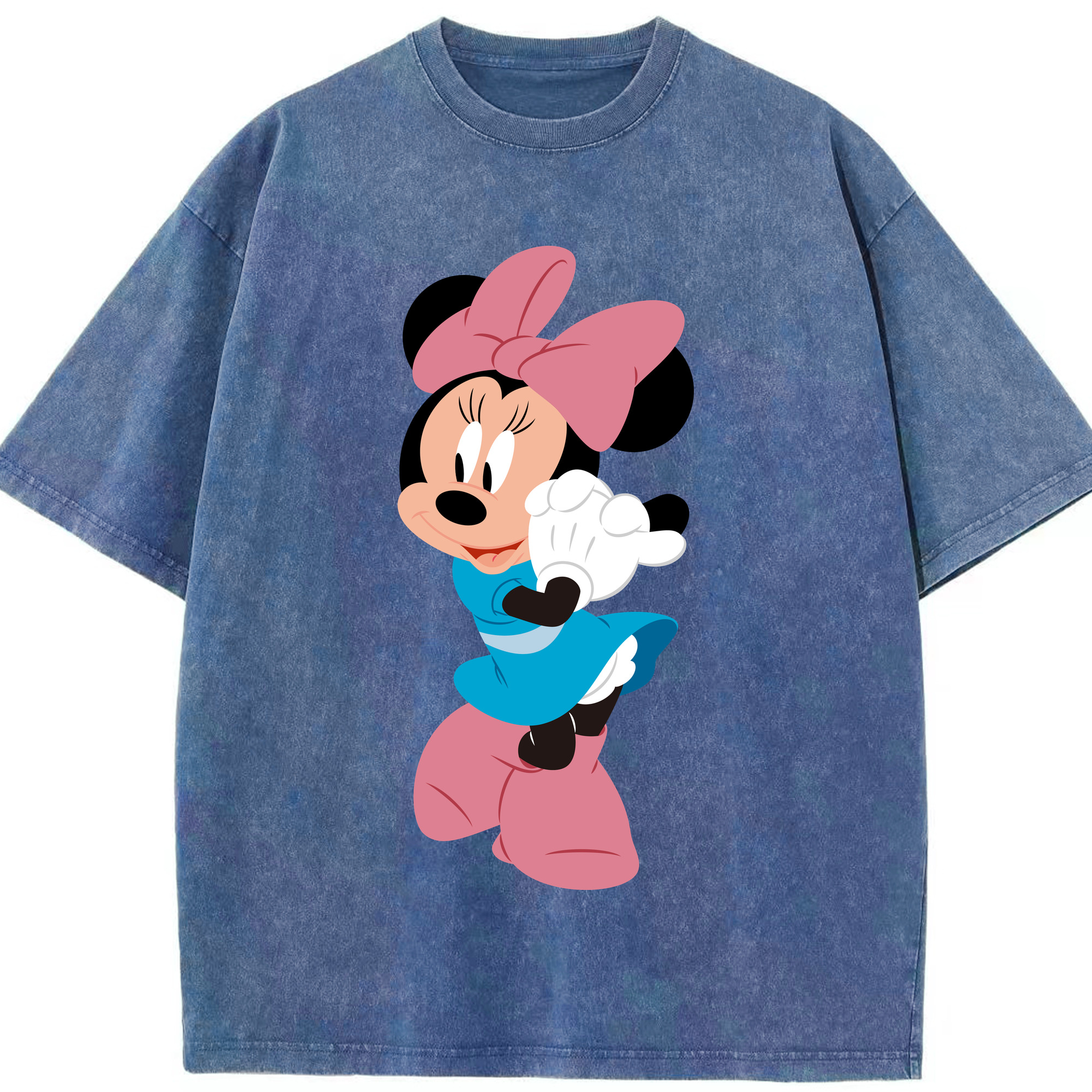 （画像用） ミッキーマウス Mickey Mouse 綿100% ヴィンテージ風 半袖Tシャツ（フロントプリント）