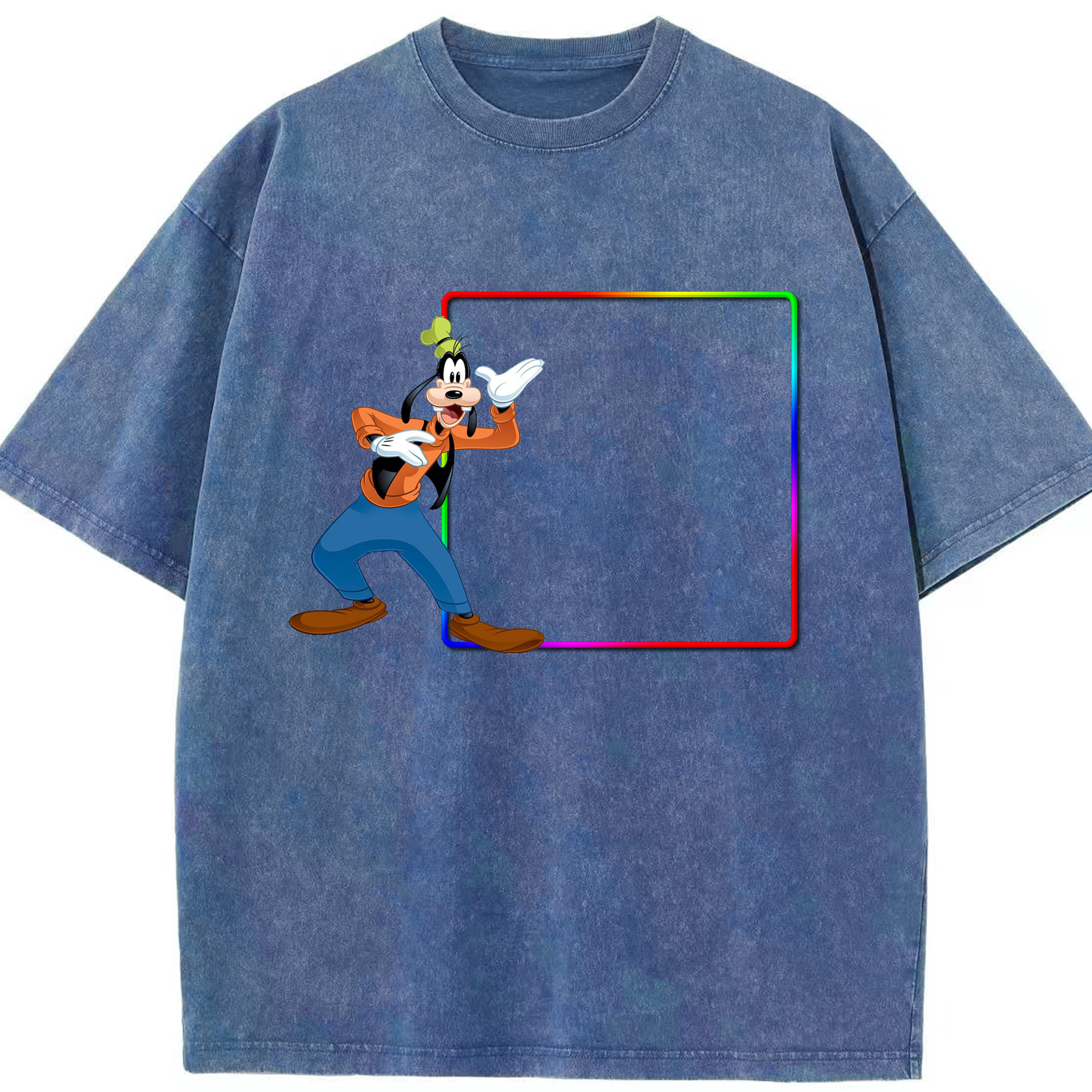（画像用） ミッキーマウス Mickey Mouse 綿100% ヴィンテージ風 半袖Tシャツ（フロントプリント）