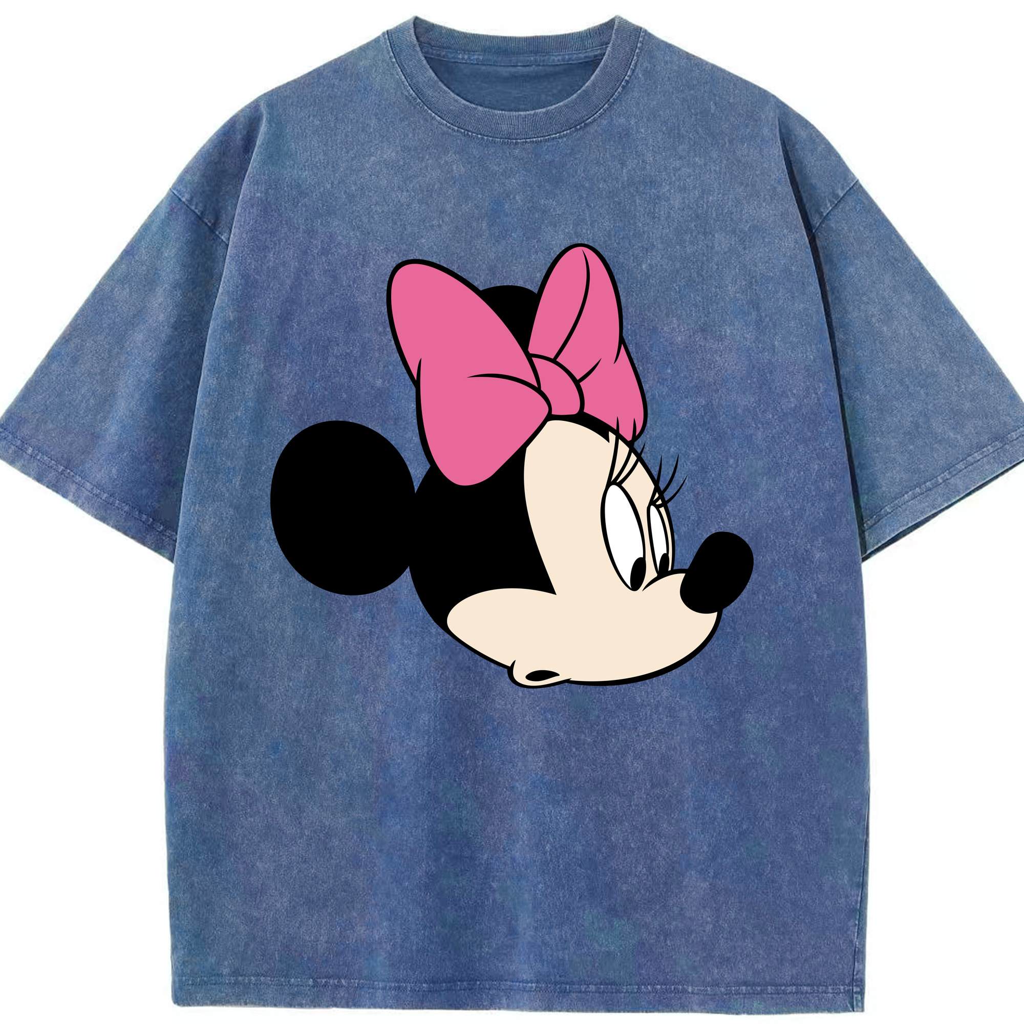 （画像用） ミッキーマウス Mickey Mouse 綿100% ヴィンテージ風 半袖Tシャツ（フロントプリント）