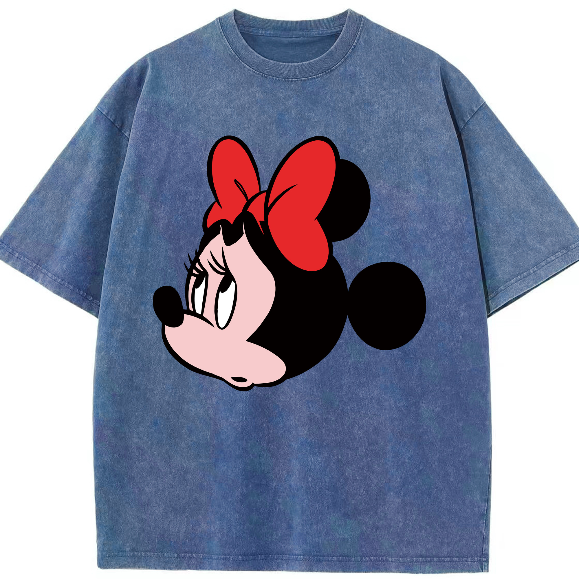 （画像用） ミッキーマウス Mickey Mouse 綿100% ヴィンテージ風 半袖Tシャツ（フロントプリント）