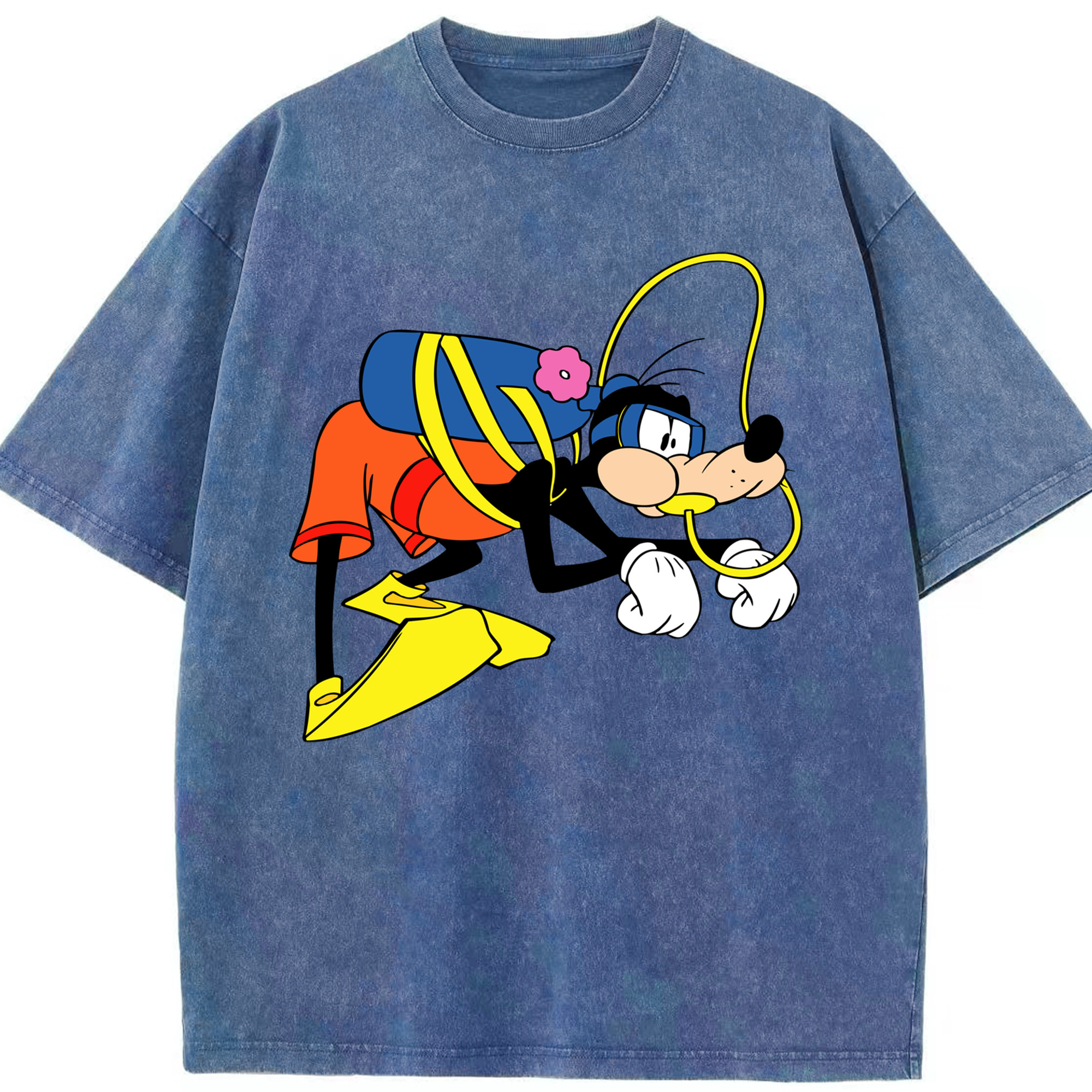 （画像用） ミッキーマウス Mickey Mouse 綿100% ヴィンテージ風 半袖Tシャツ（フロントプリント）