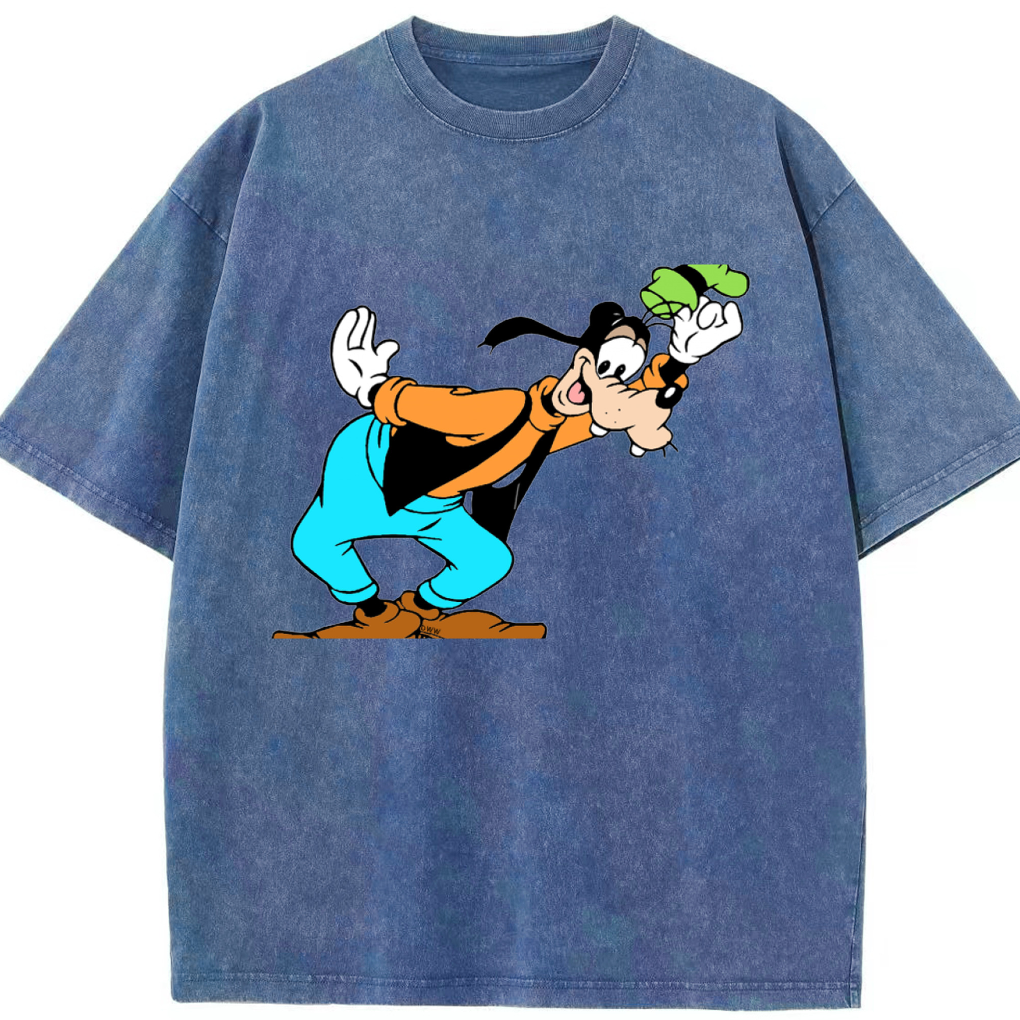 （画像用） ミッキーマウス Mickey Mouse 綿100% ヴィンテージ風 半袖Tシャツ（フロントプリント）