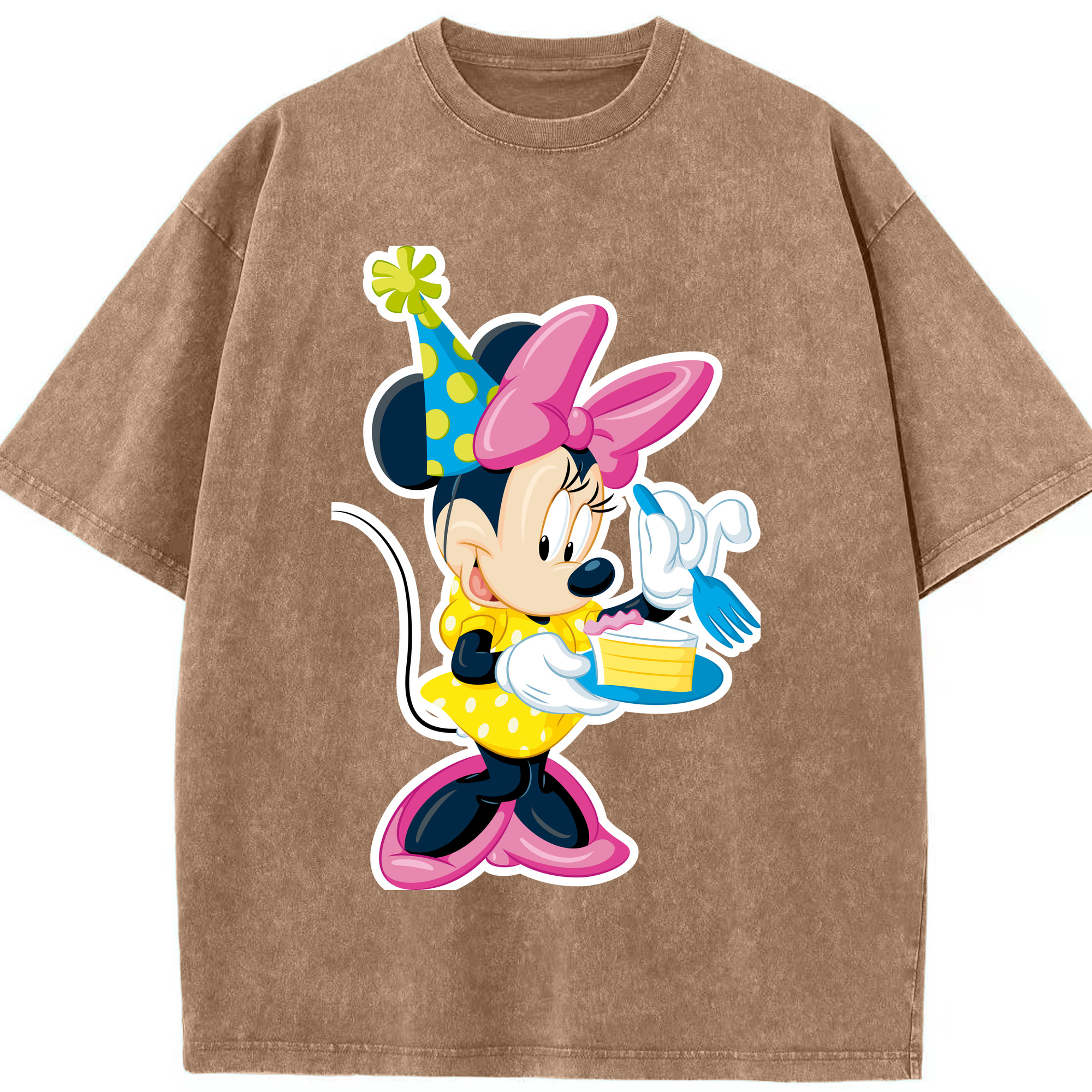 （画像用） ミッキーマウス Mickey Mouse 綿100% ヴィンテージ風 半袖Tシャツ（フロントプリント）