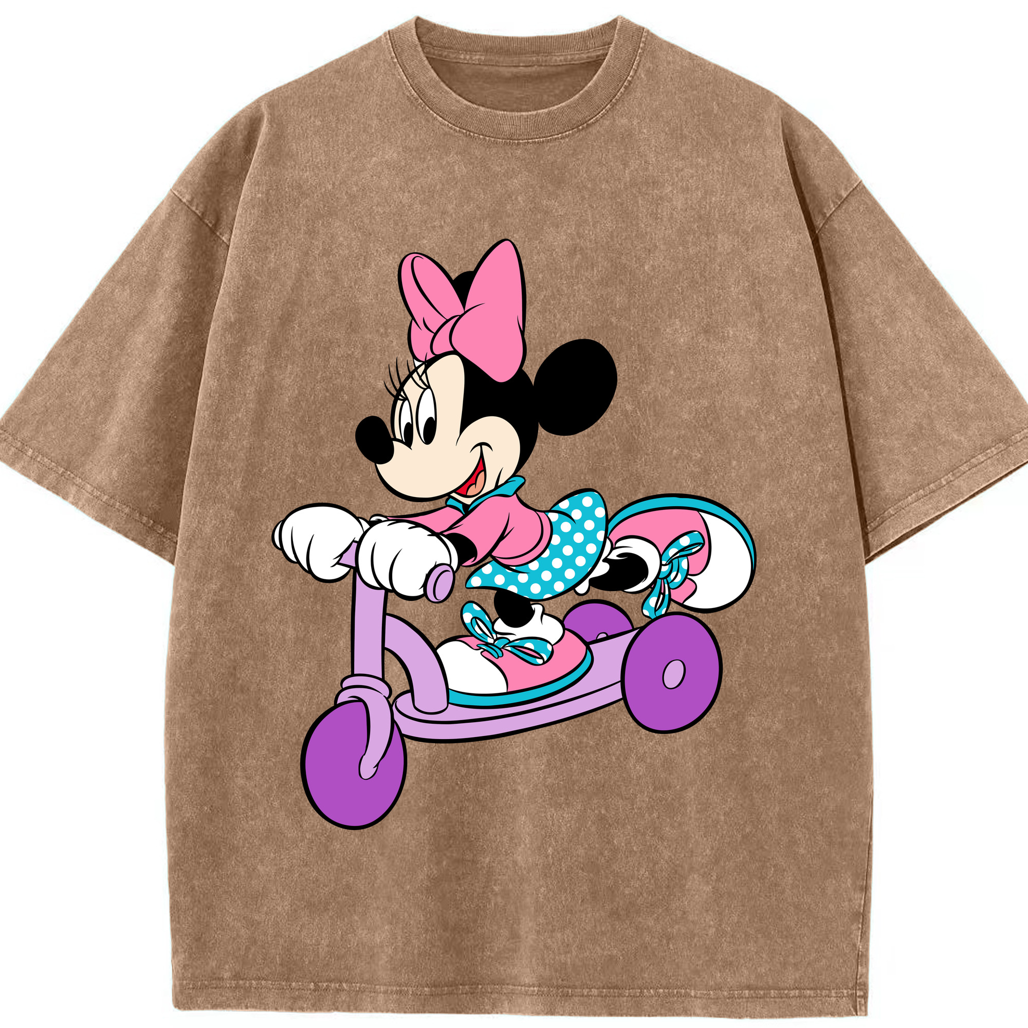 （画像用） ミッキーマウス Mickey Mouse 綿100% ヴィンテージ風 半袖Tシャツ（フロントプリント）