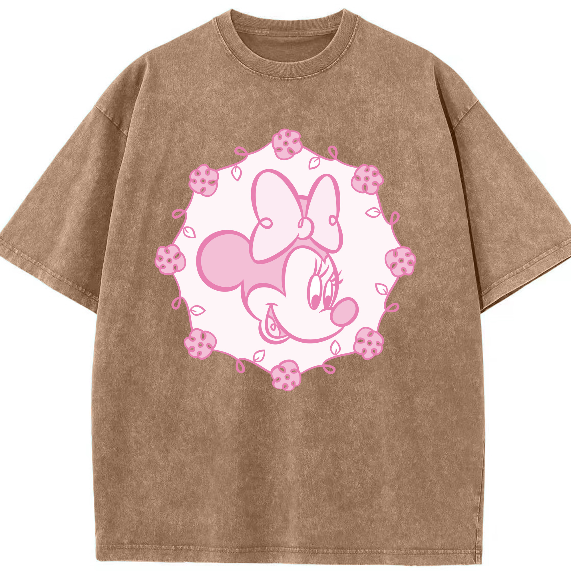 （画像用） ミッキーマウス Mickey Mouse 綿100% ヴィンテージ風 半袖Tシャツ（フロントプリント）