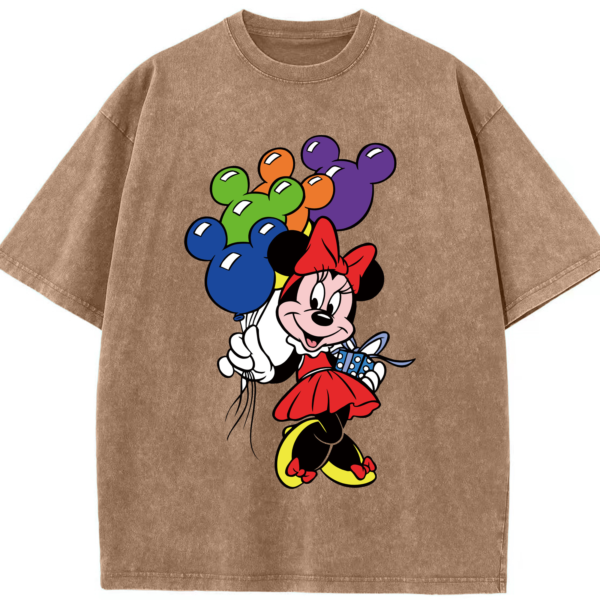 （画像用） ミッキーマウス Mickey Mouse 綿100% ヴィンテージ風 半袖Tシャツ（フロントプリント）