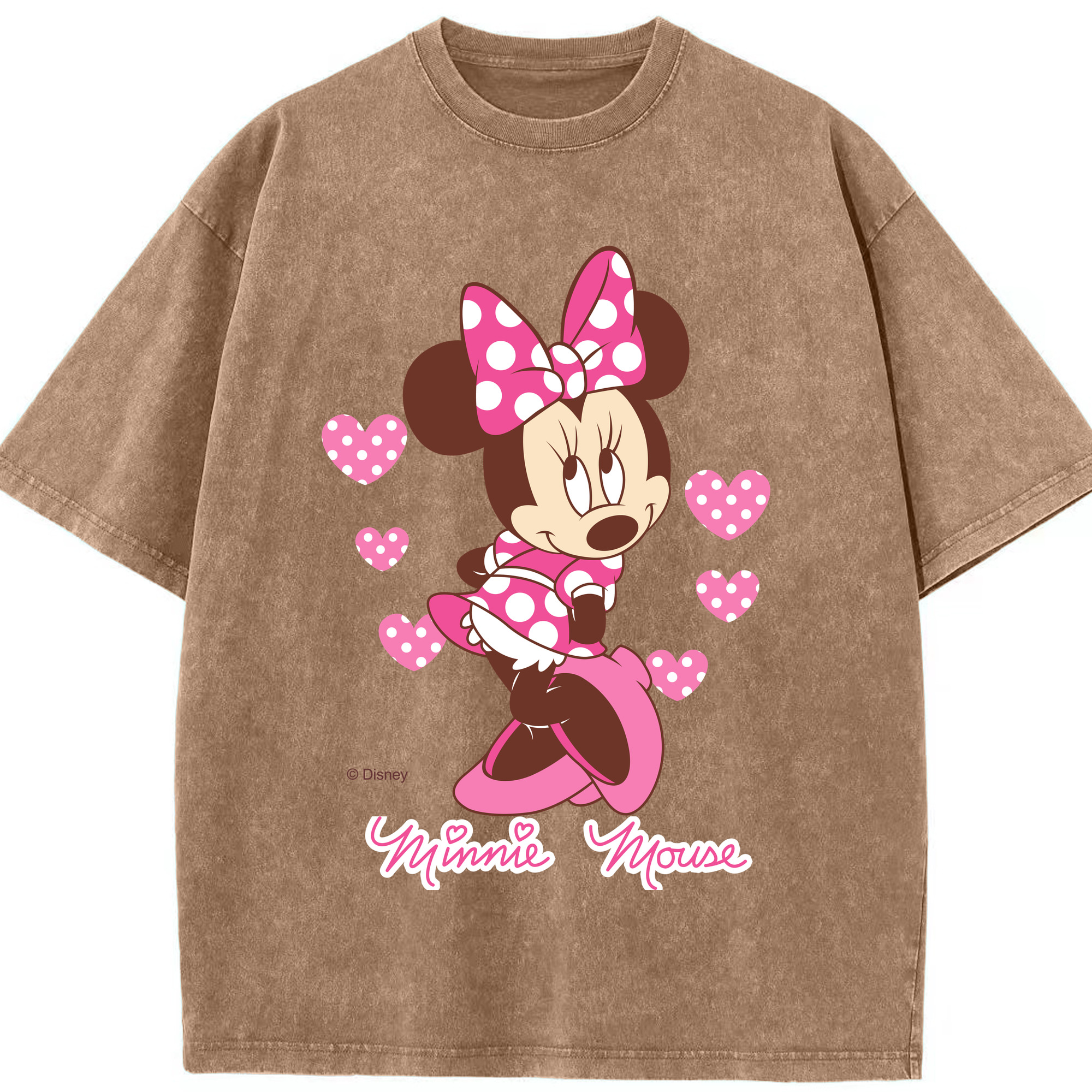 （画像用） ミッキーマウス Mickey Mouse 綿100% ヴィンテージ風 半袖Tシャツ（フロントプリント）