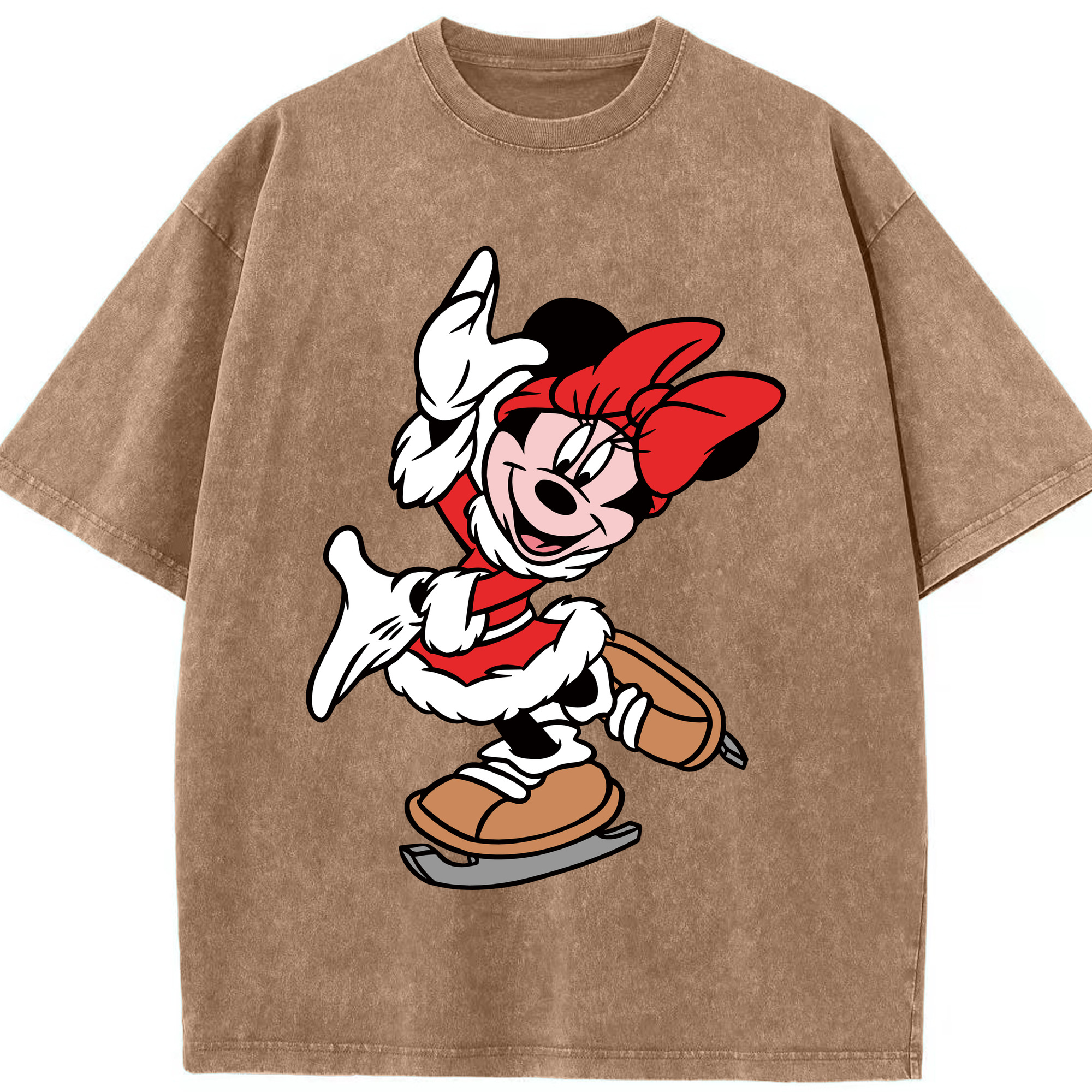 （画像用） ミッキーマウス Mickey Mouse 綿100% ヴィンテージ風 半袖Tシャツ（フロントプリント）
