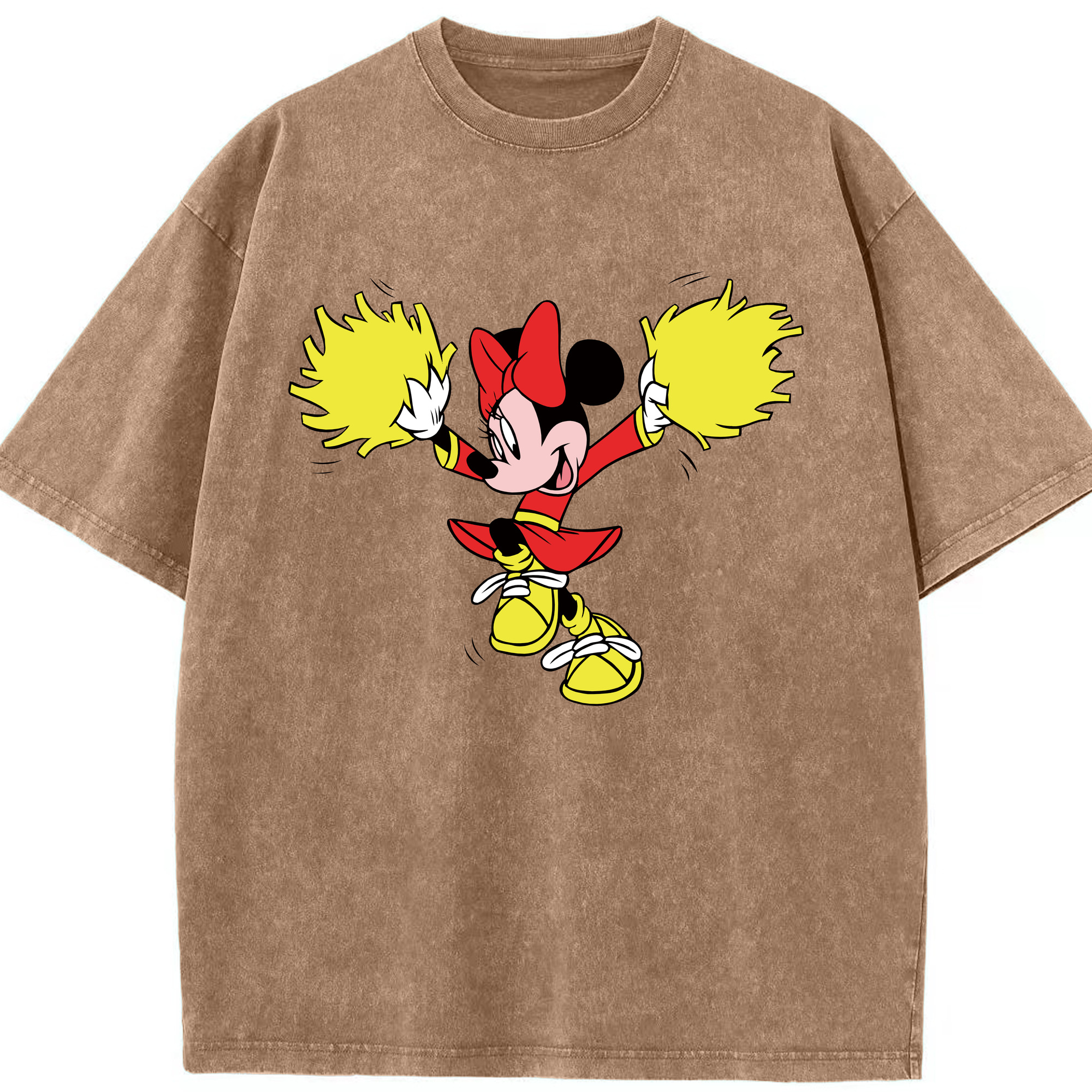 （画像用） ミッキーマウス Mickey Mouse 綿100% ヴィンテージ風 半袖Tシャツ（フロントプリント）