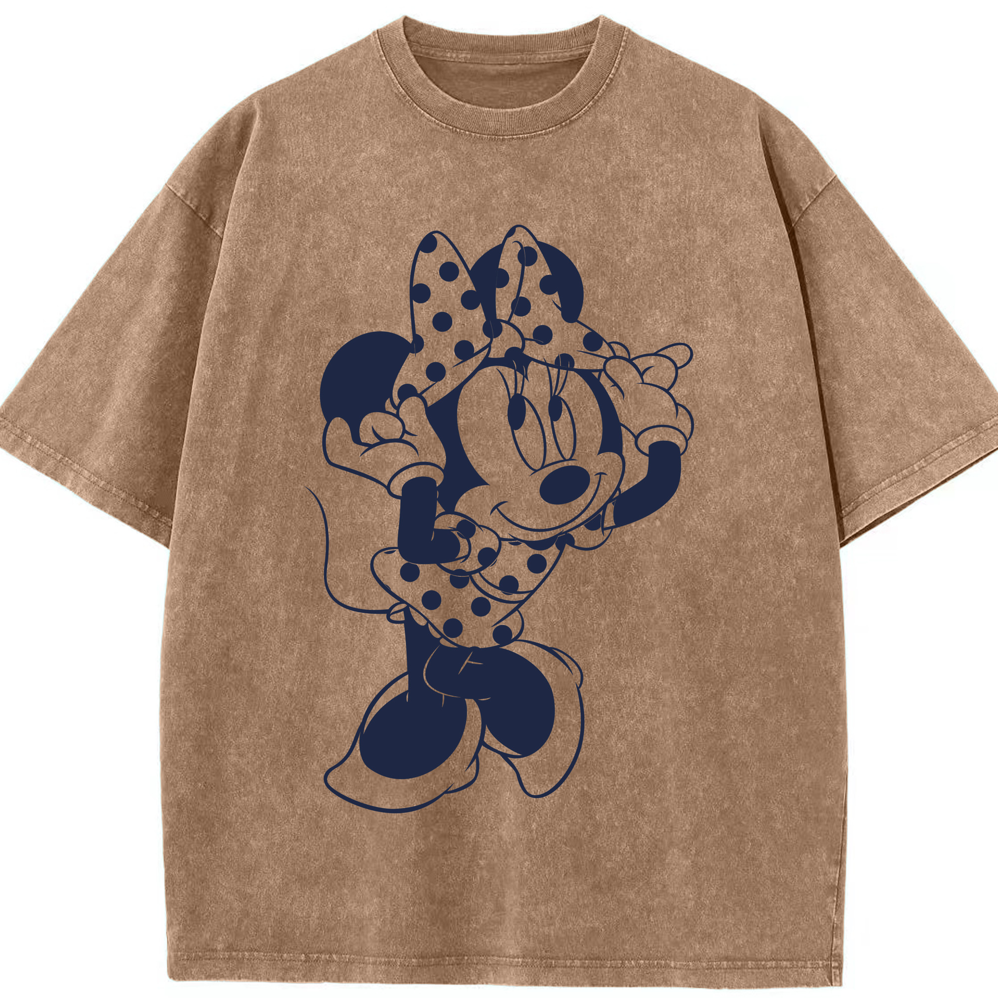 （画像用） ミッキーマウス Mickey Mouse 綿100% ヴィンテージ風 半袖Tシャツ（フロントプリント）